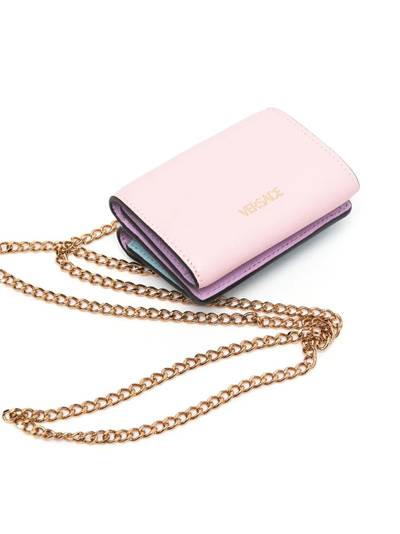 VERSACE mini-trifold leather purse outlook