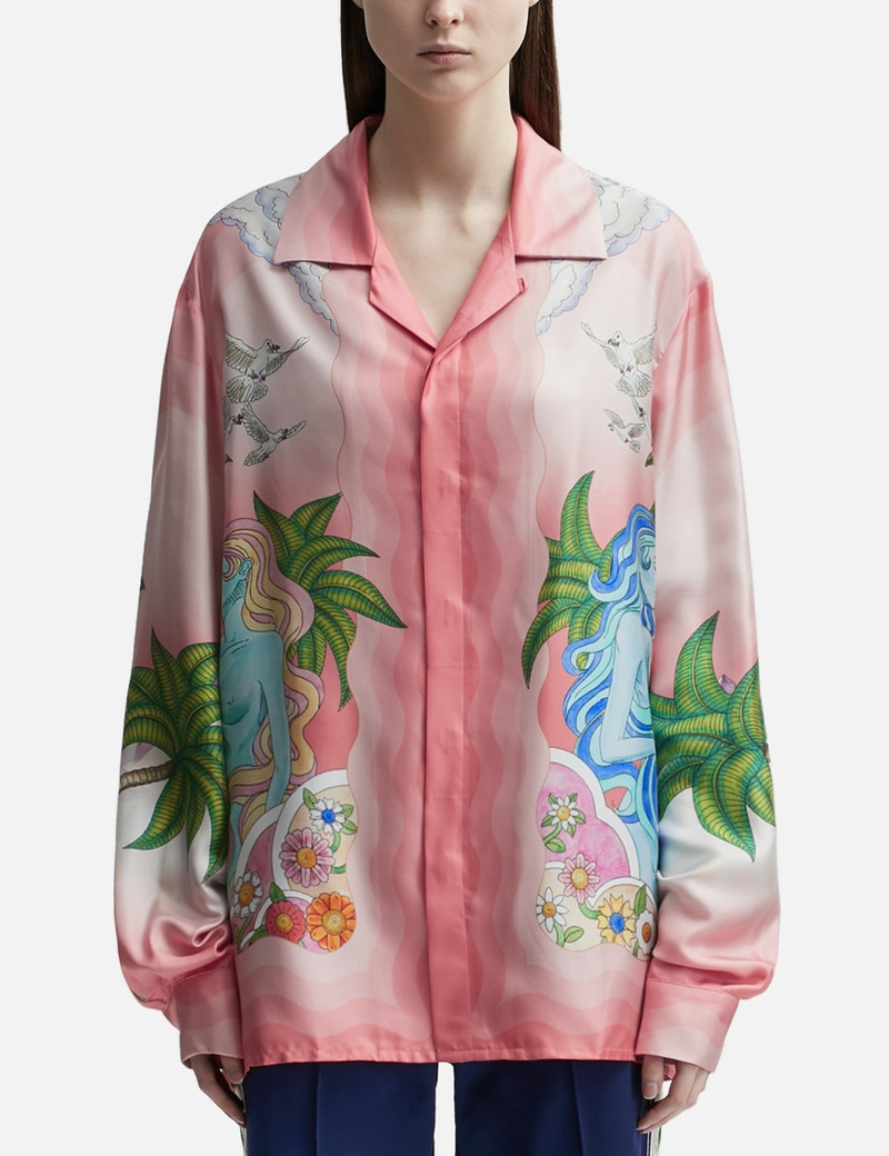 PAIX ET AMOUR TENNIS CLUB SILK SHIRT 1