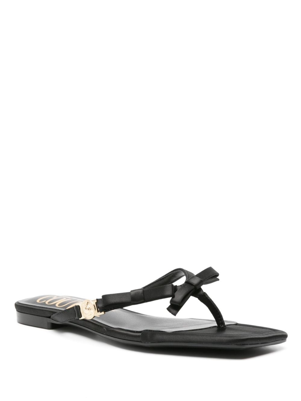 Millie bow-detail slides - 2