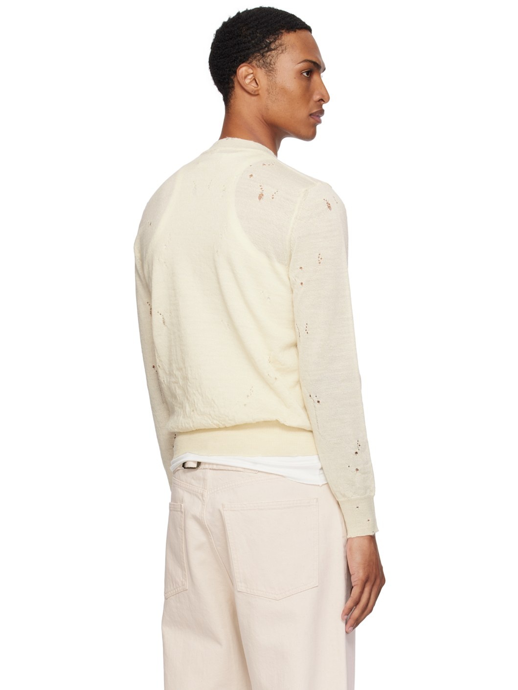 Off-White Wool Sweater - 3