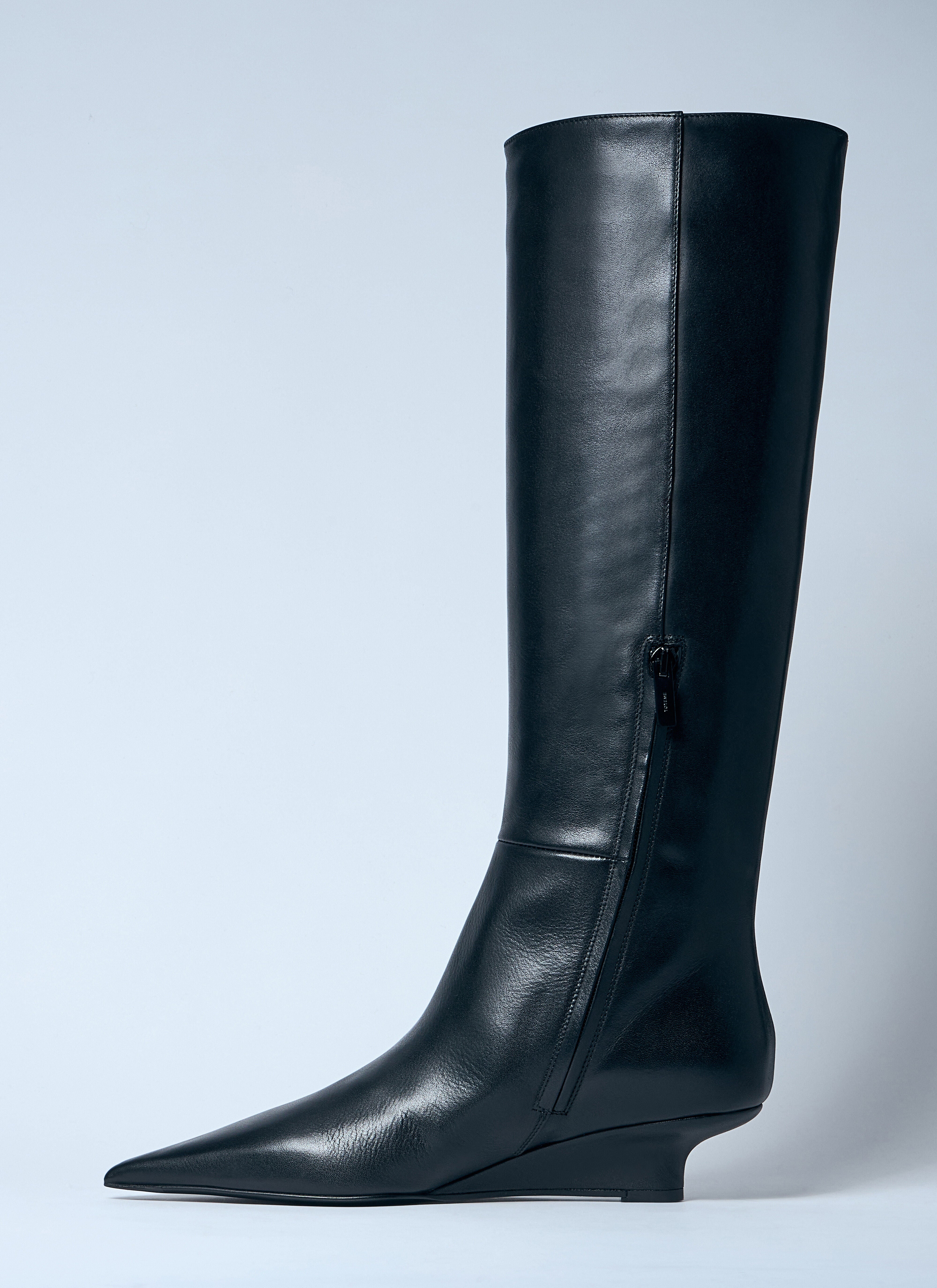 Toteme Women Sharp Knee-High Leather Boots - 4