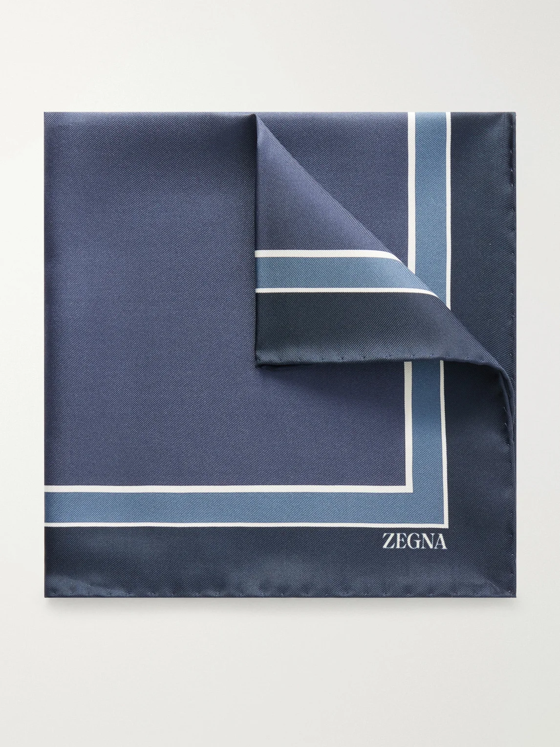 Printed Silk-Twill Pocket Square - 1