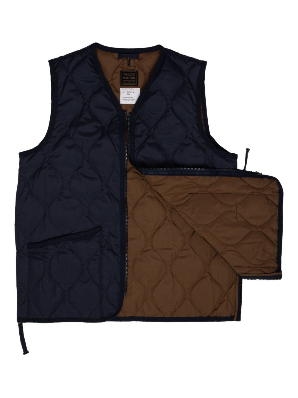 V-neck down gilet - 3