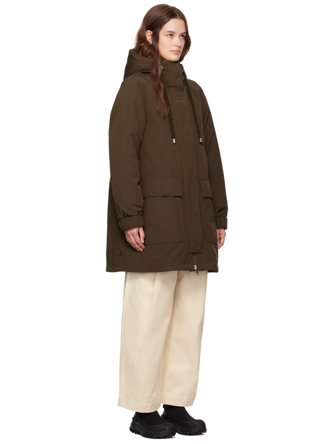 Green Urfe Down Coat - 2