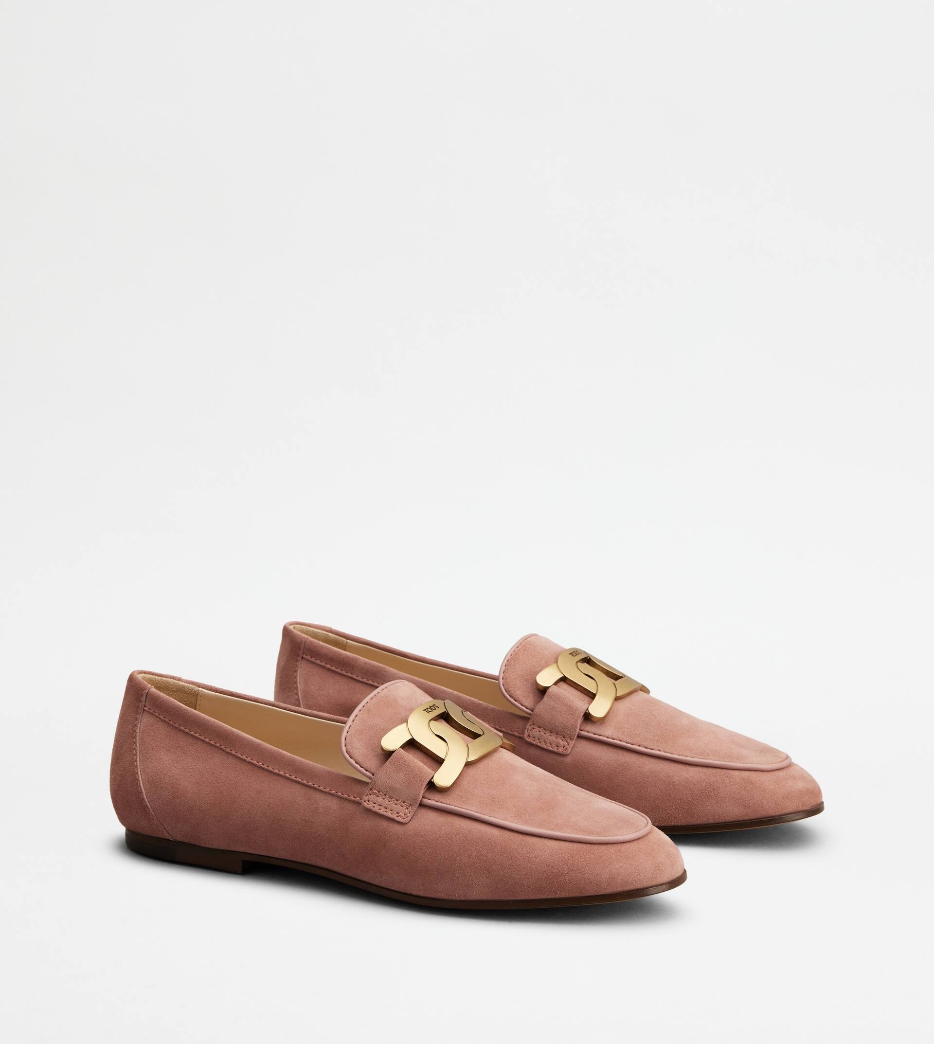 KATE LOAFERS IN SUEDE - PINK - 3