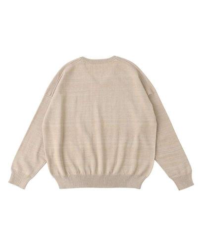 visvim AMPLUS V-NECK KNIT L/S IVORY outlook