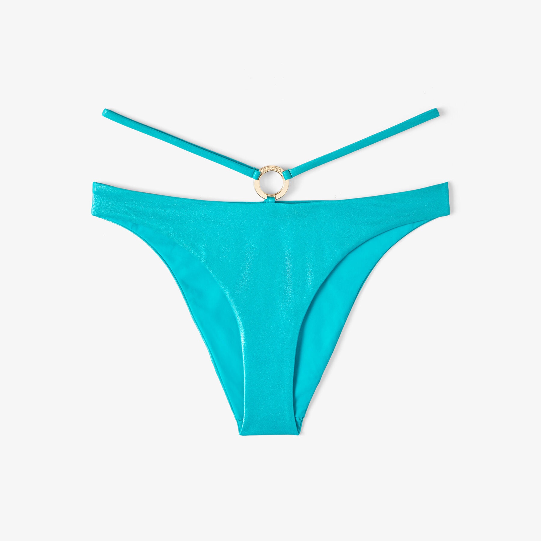 Cleora
Malibu Metallic Regenerated Nylon and Lyra Cut-Out Bikini Brief - 1