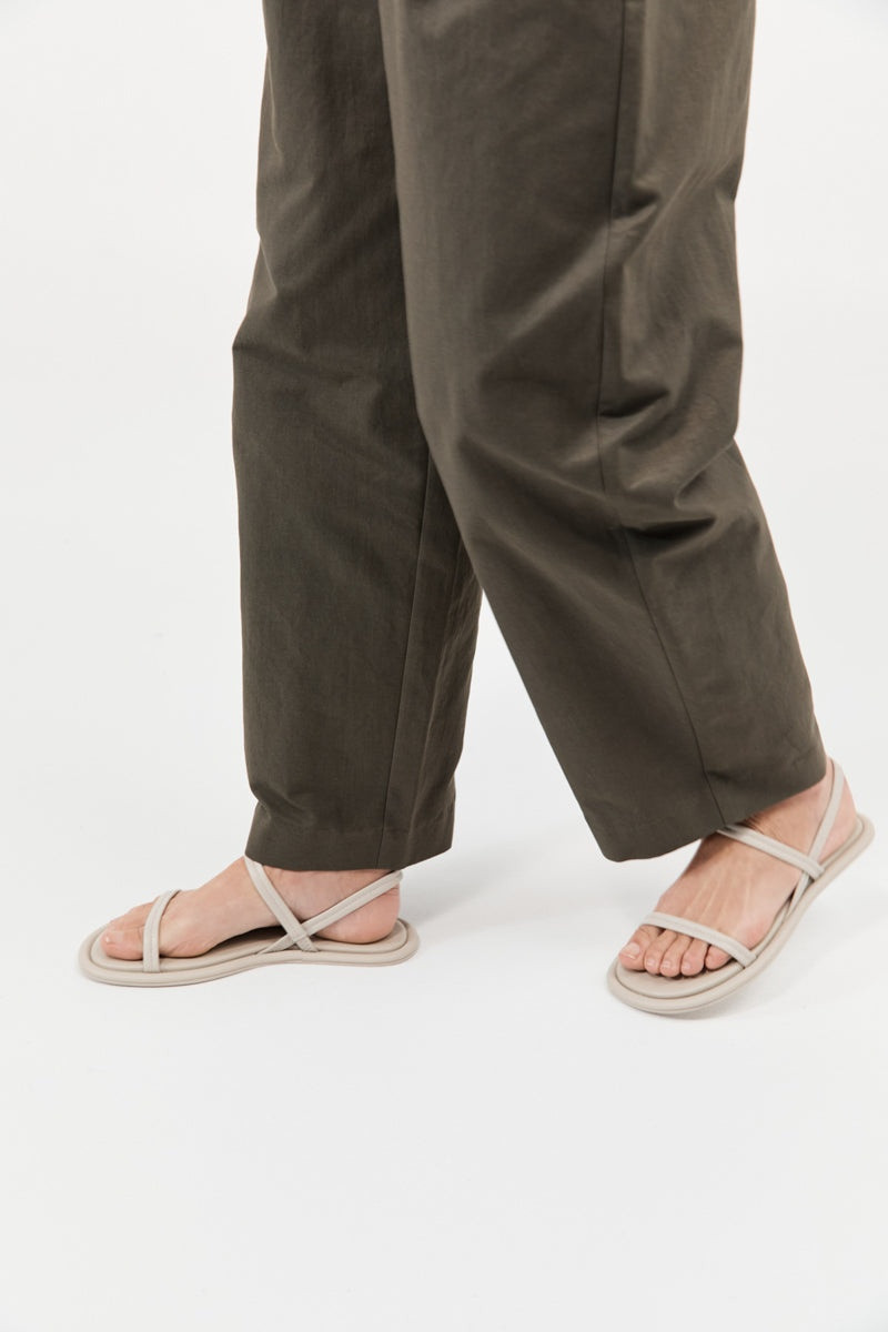 ST. AGNI Fine Strap Sandal - Creme outlook