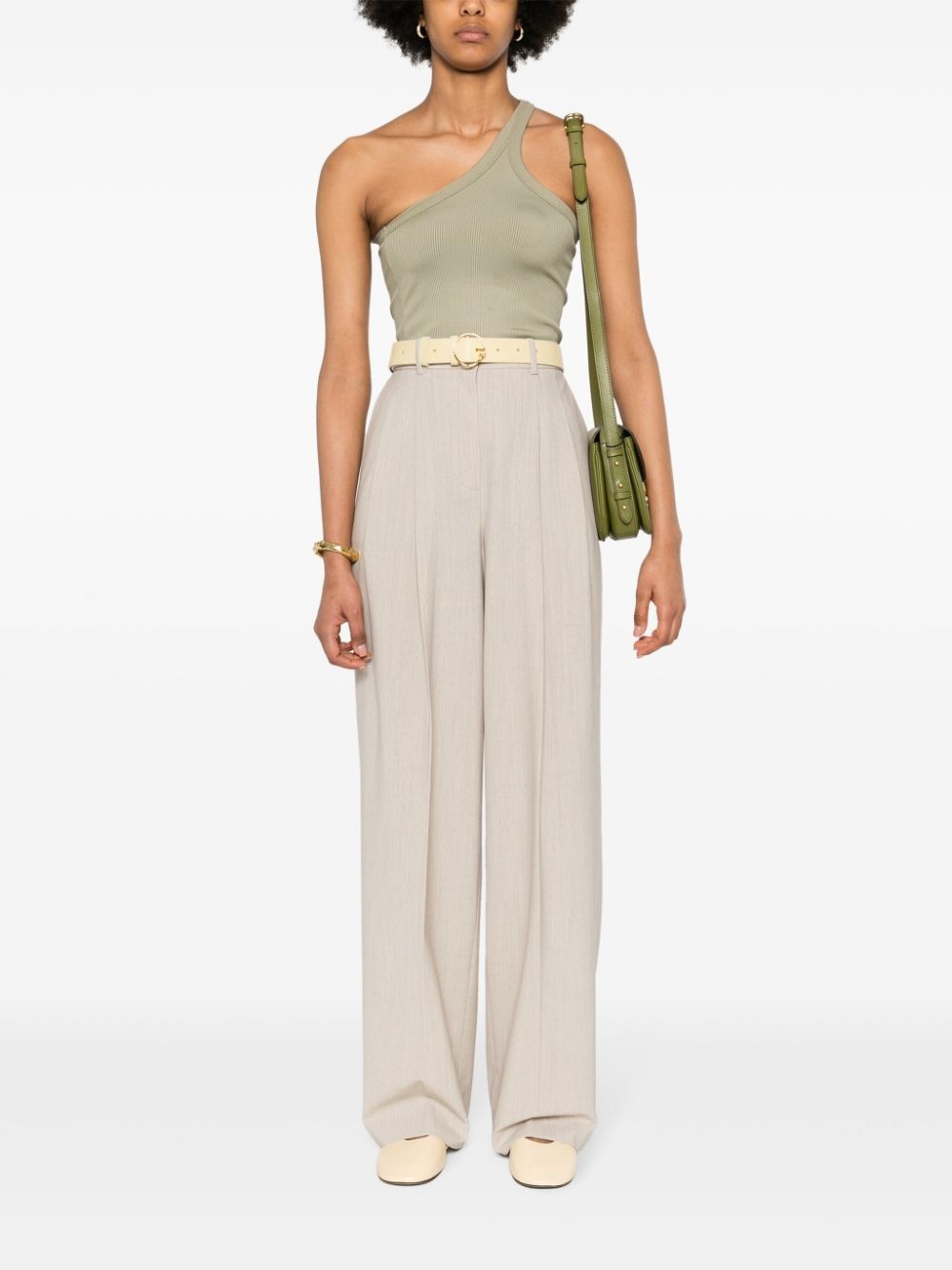 pleated wide trousers - 2