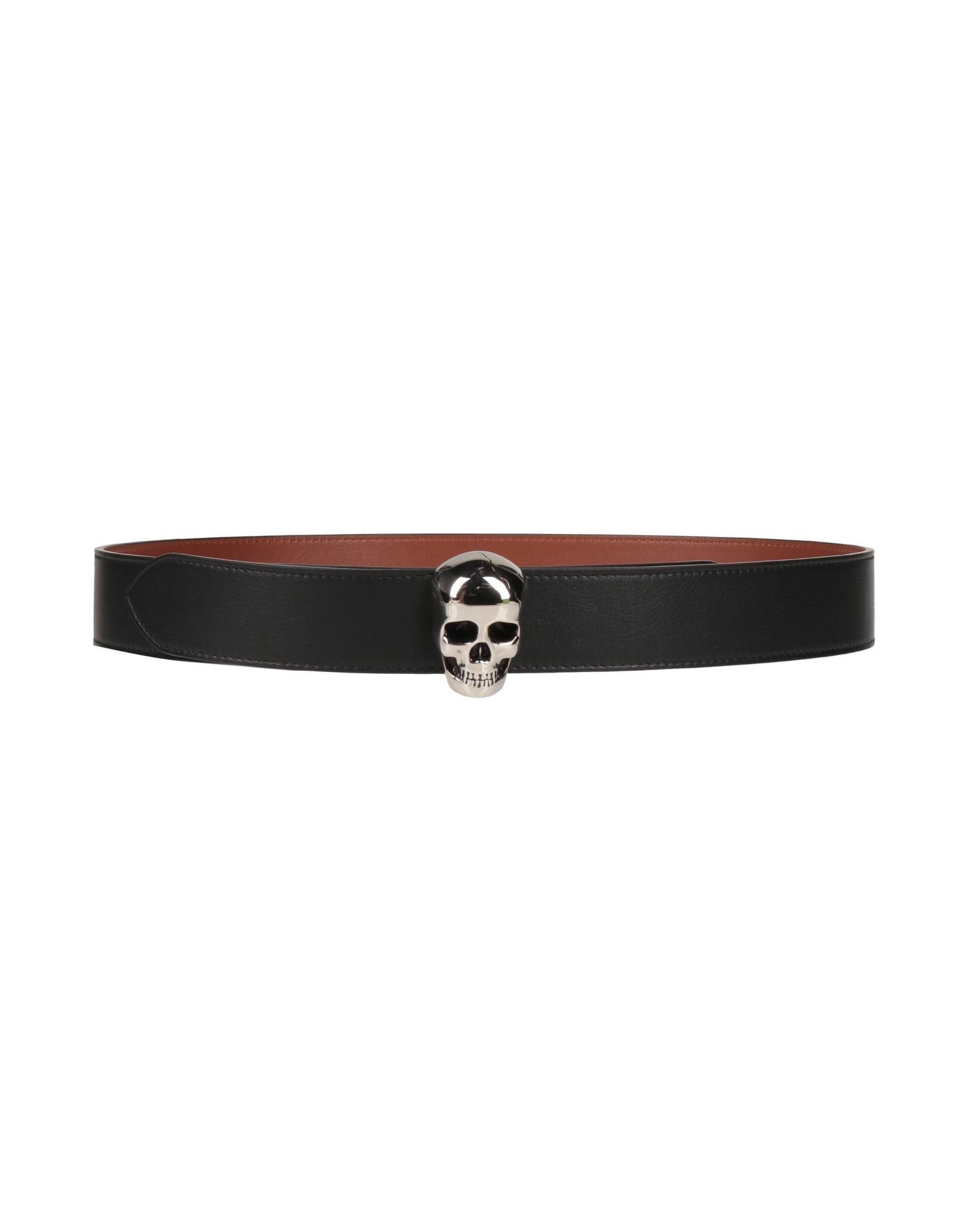 Black Men's Leather Belt - 1