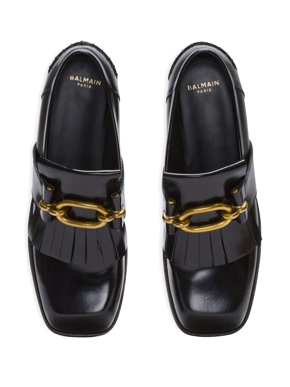 Sync Glazed leather loafers - 4