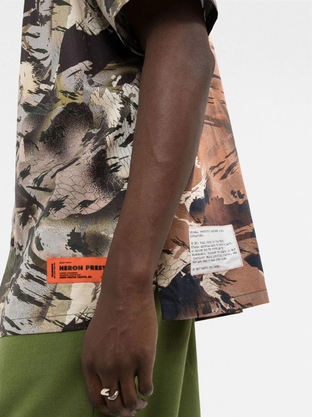 camouflage-print bowling shirt - 5