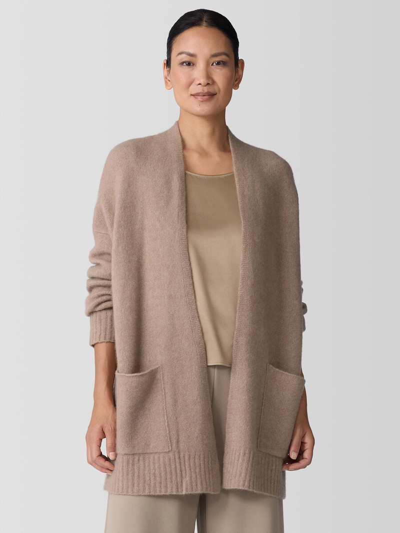 EILEEN FISHER Cashmere Silk Bliss Long Cardigan outlook