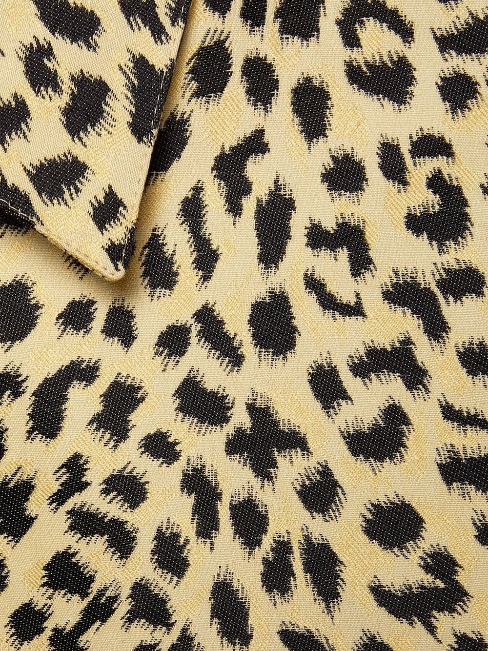 leopard-pattern jacquard jacket - 2