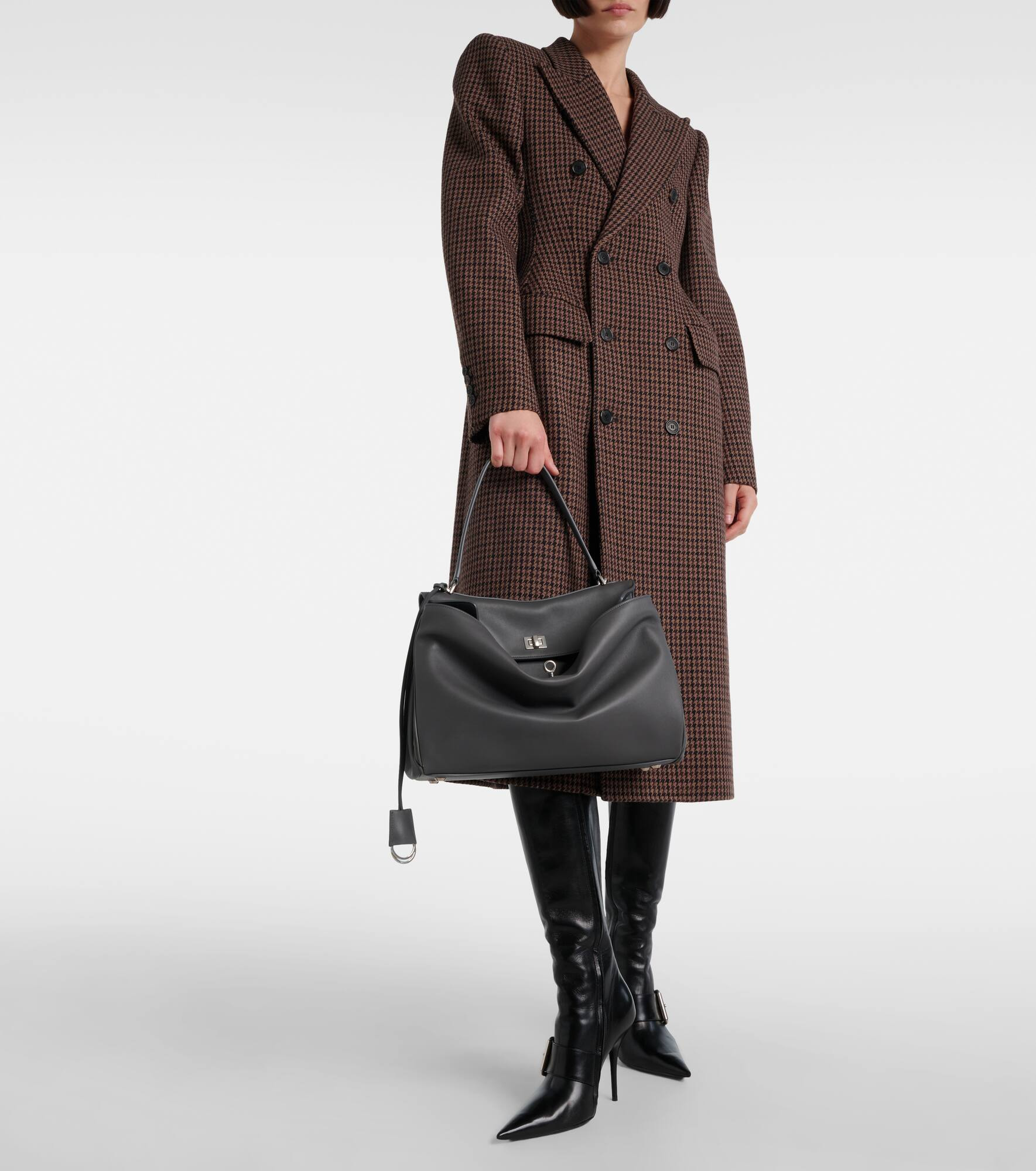 Rodeo Medium leather tote bag - 5