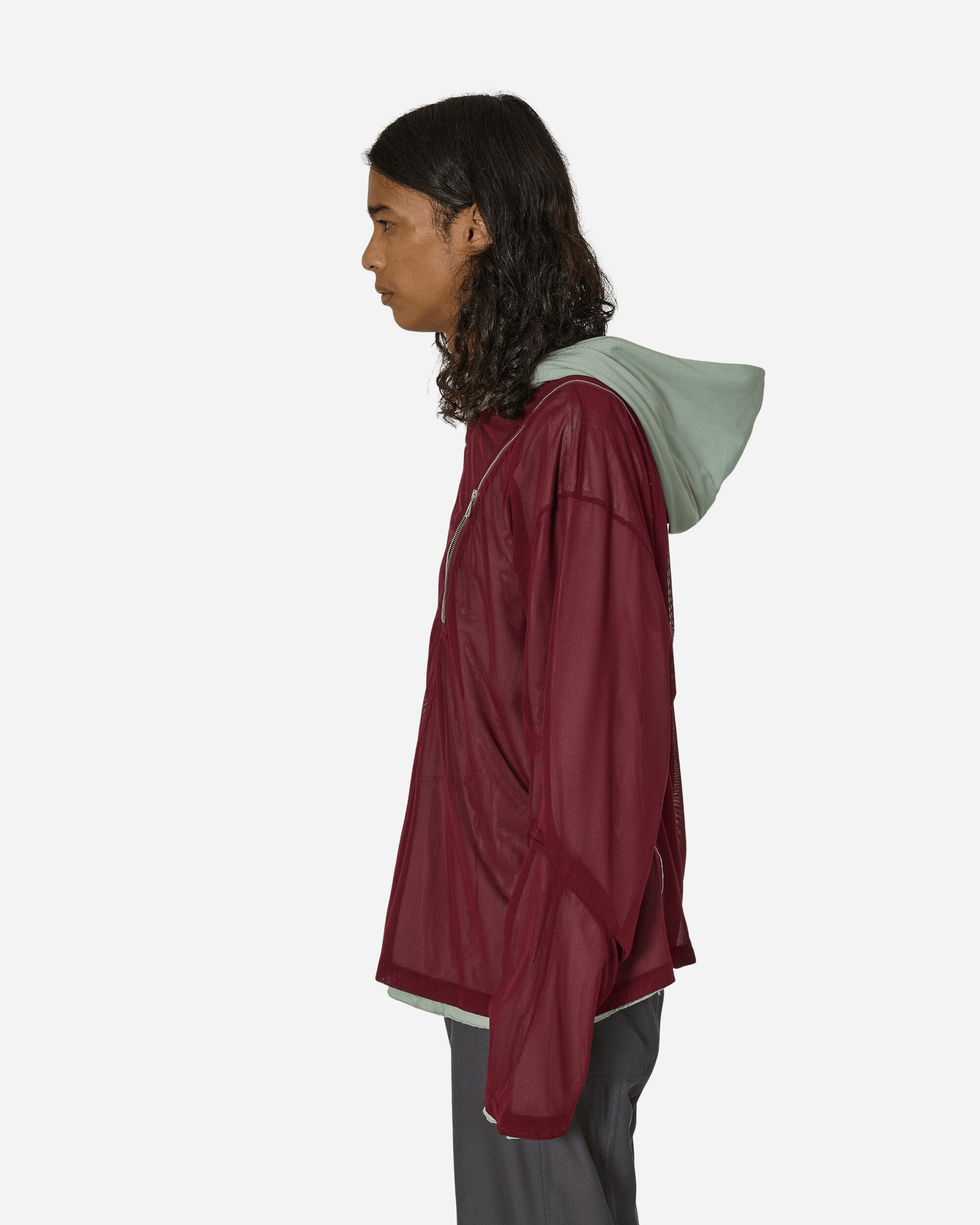 トップス kiko kostadinov 24aw KNOX MESH HOODIE Knox Mesh Hoodie Lime / Lilac / Emerald – On Sale Now with