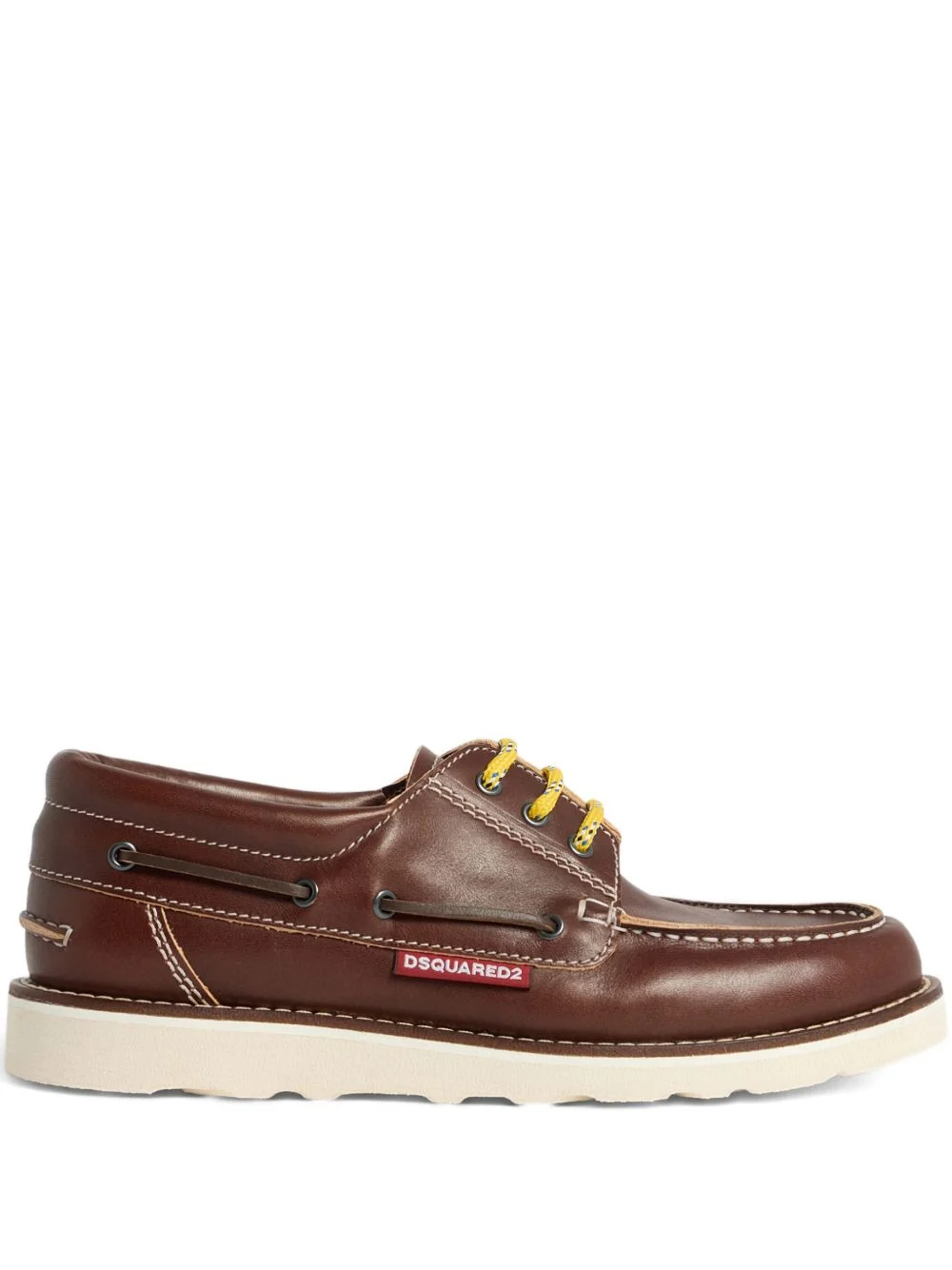 round-toe boat shoes - 1