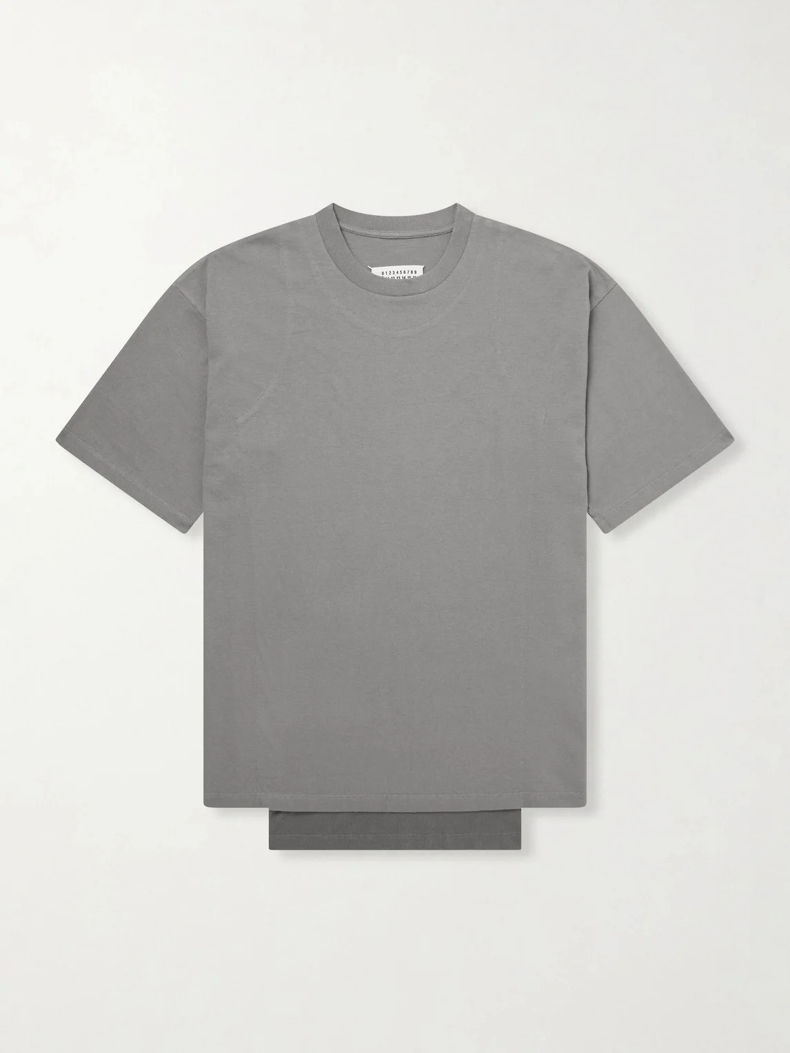 Layered Cotton-Jersey T-Shirt - 1