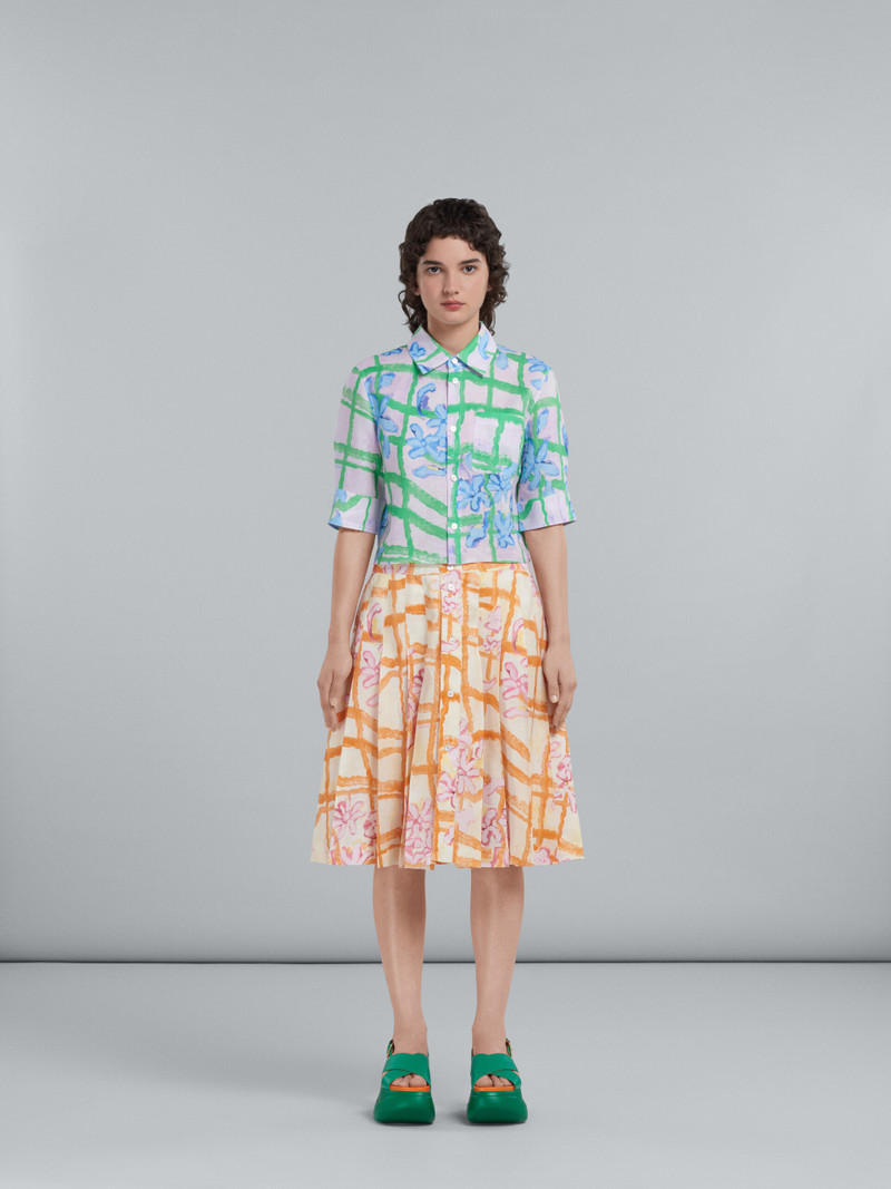 Marni PRINTED RAMIÉ SKIRT outlook