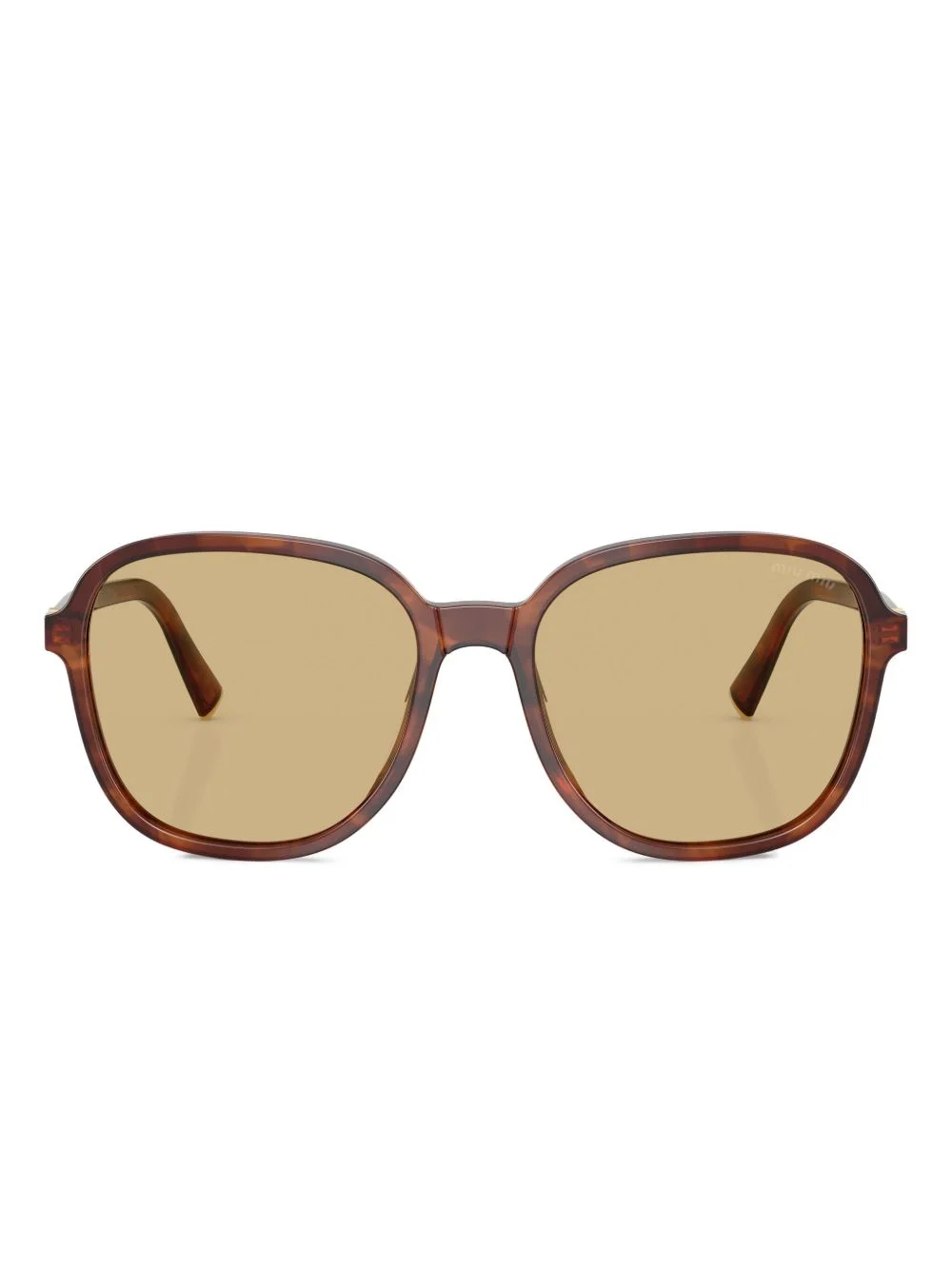 logo geometric sunglasses - 1