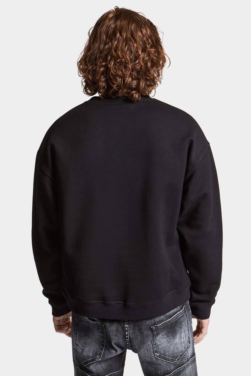 DSQUARED2 BRUSHED FLEECE RELAX FIT SWEATSHIRT - 4