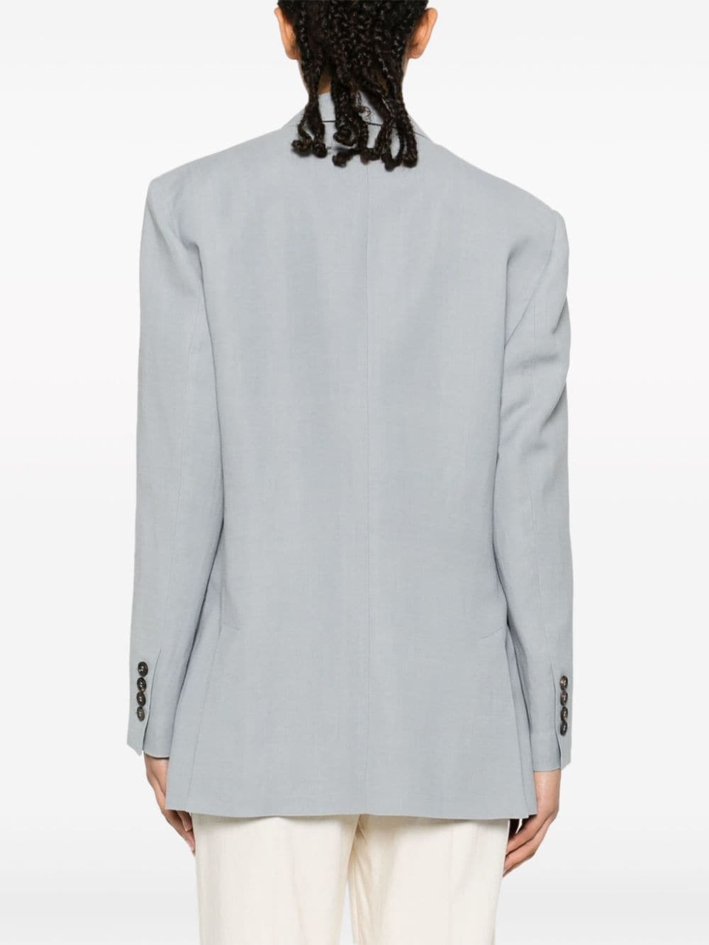 single-breasted blazer - 4