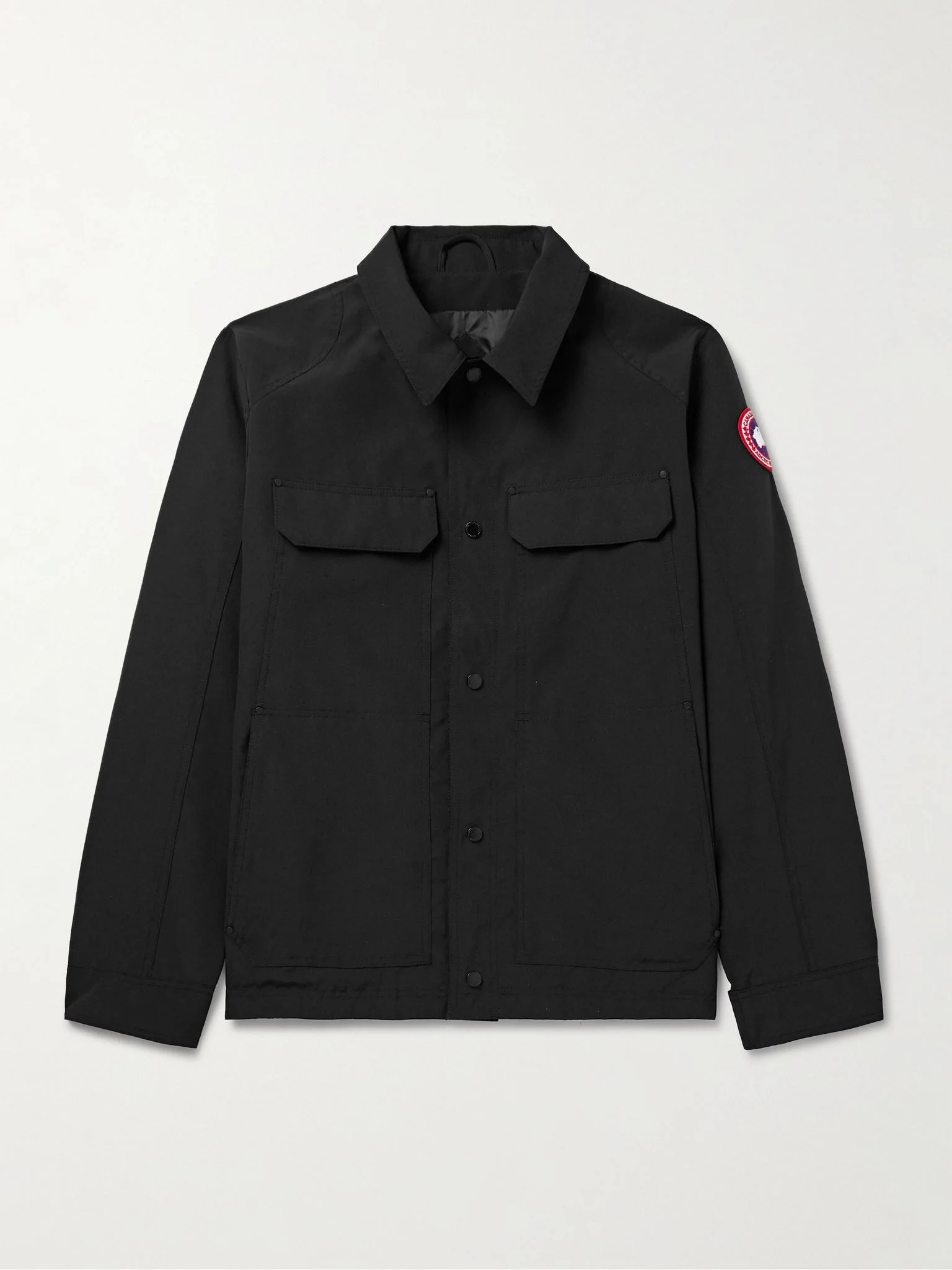 Burnaby Logo-Appliquéd Arctic Tech® Chore Jacket Black - 1