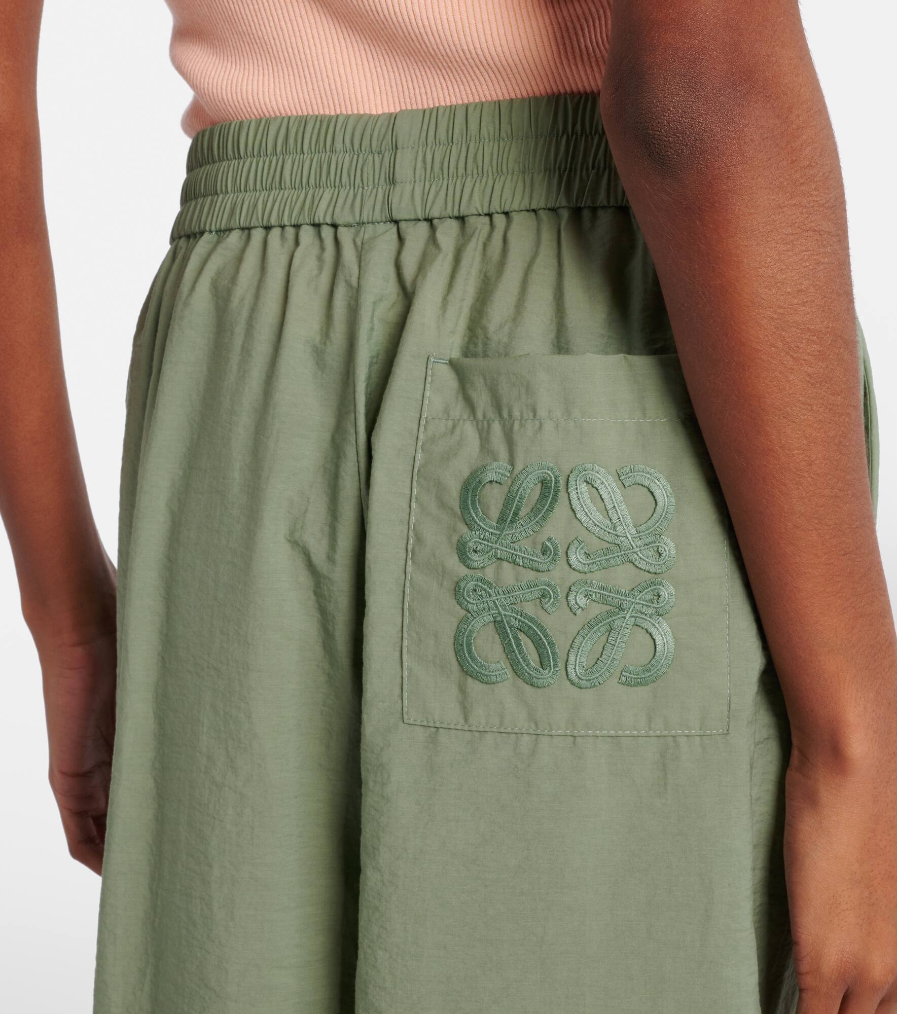 Paula's Ibiza cotton-blend culottes - 5