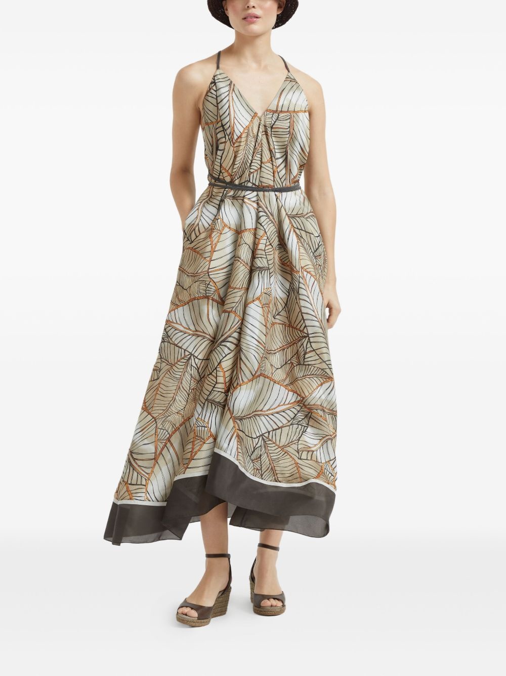 Monili chain-detail dress - 2