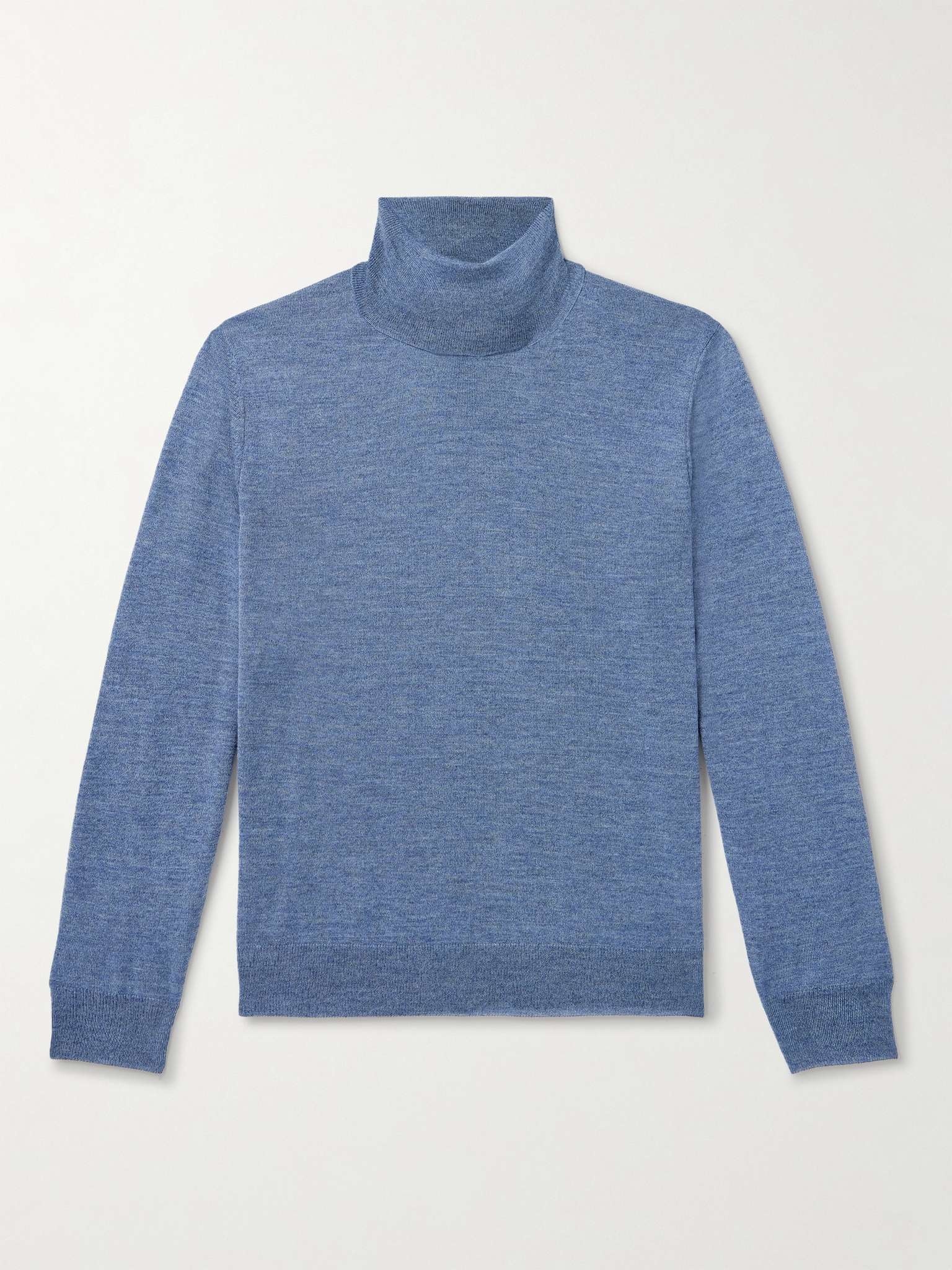 Slim-Fit Merino Wool Rollneck Sweater - 1