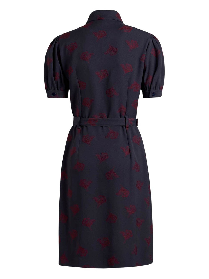 Etro jacquard belted dress outlook