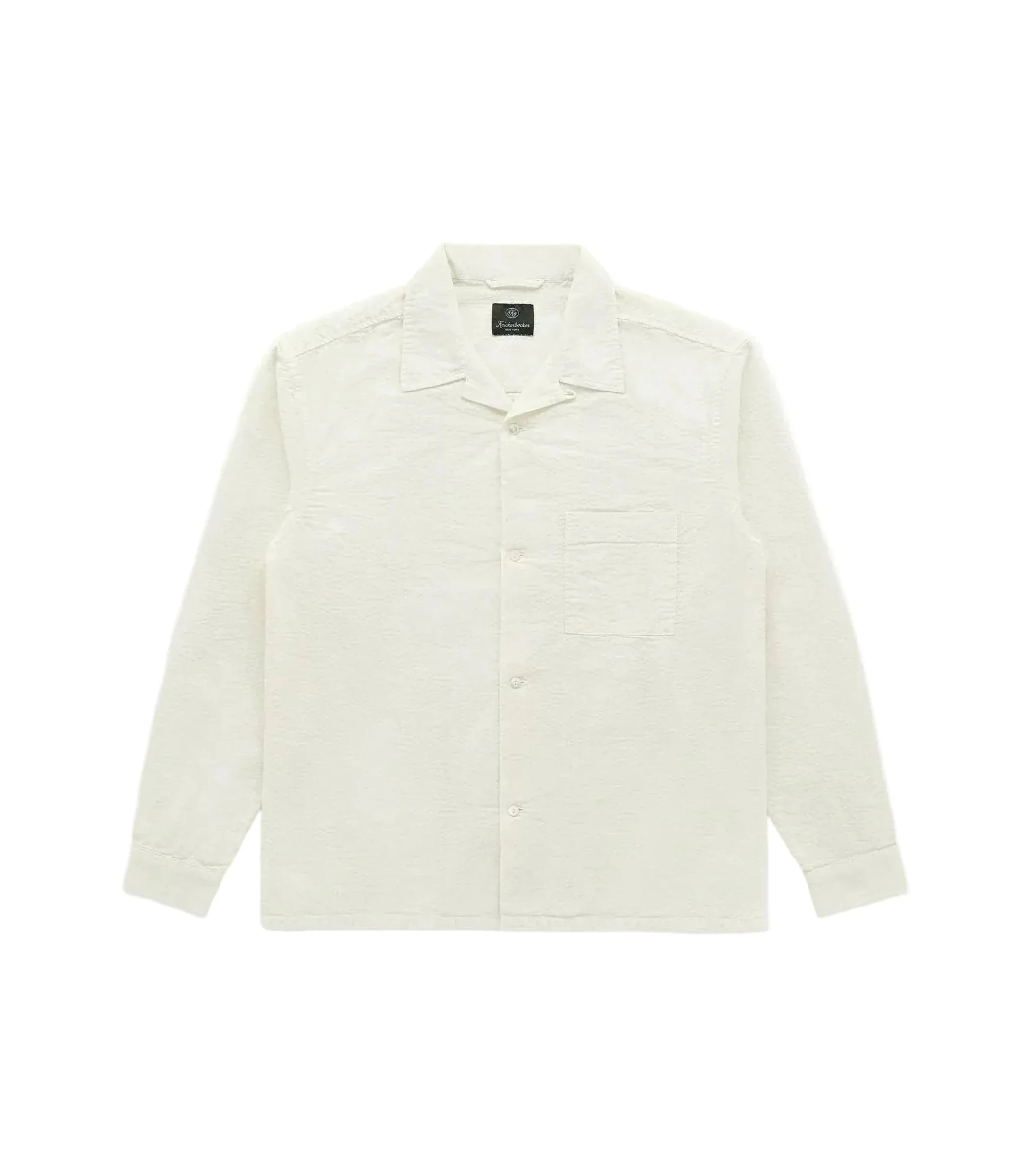 Fulton Seersucker Shirt Bone - 1