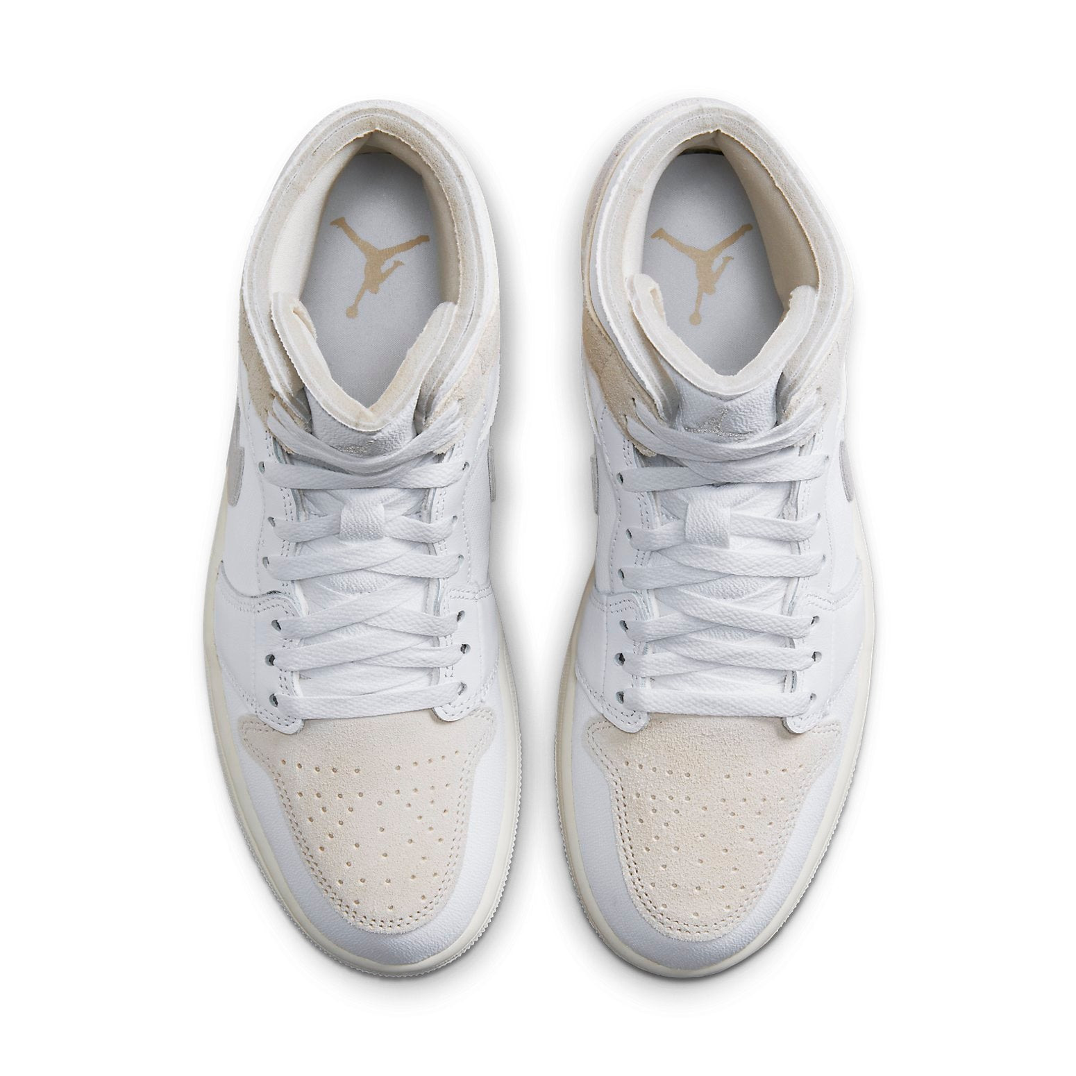 Air Jordan 1 Mid SE Craft 'Inside Out White Grey' DM9652-120 - 4