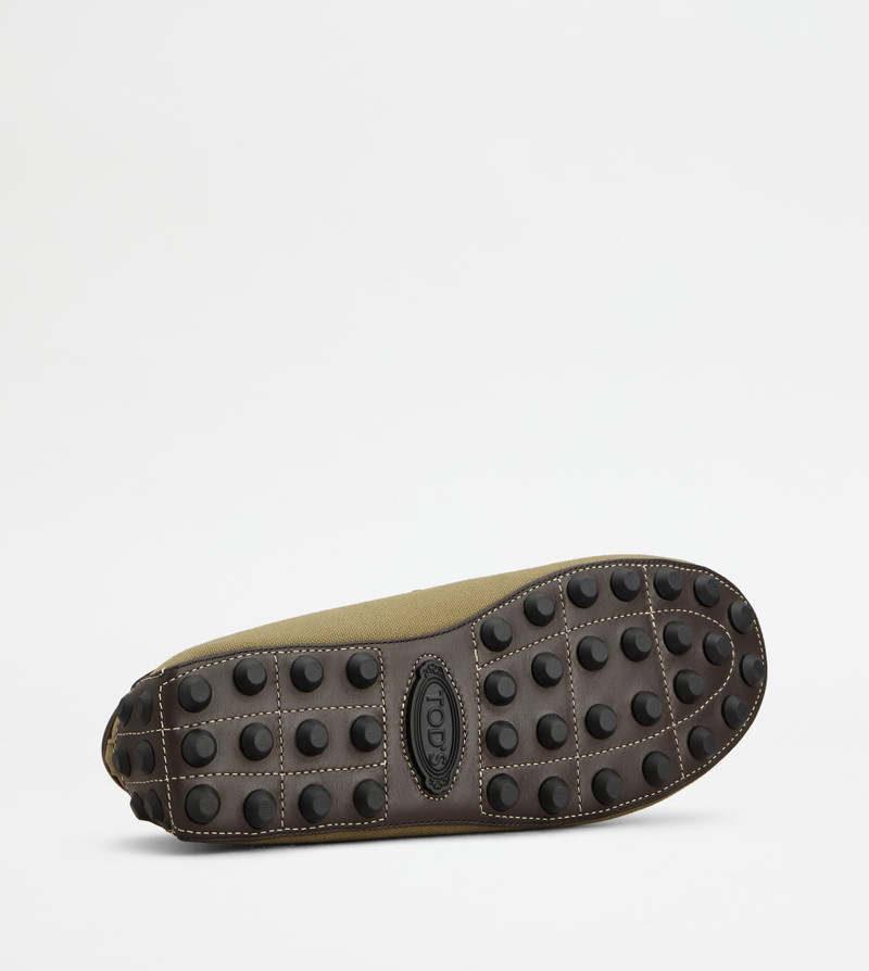BOAT BUBBLE GOMMINO LOAFERS IN CANVAS AND LEATHER 4