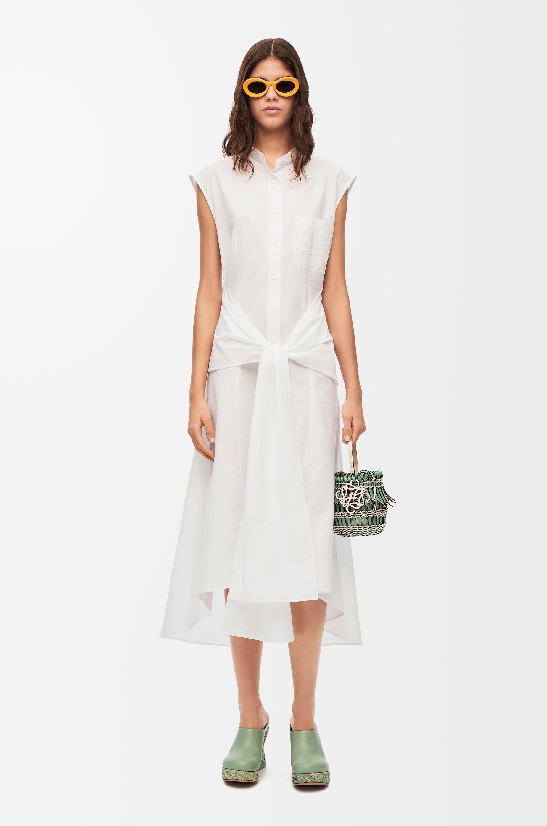 Small Fringe Bucket bag in calfskin - 2