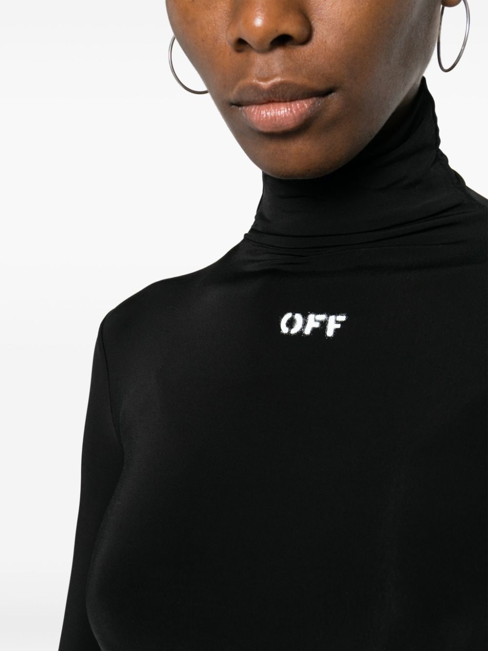 Off-Stamp high-neck top - 5