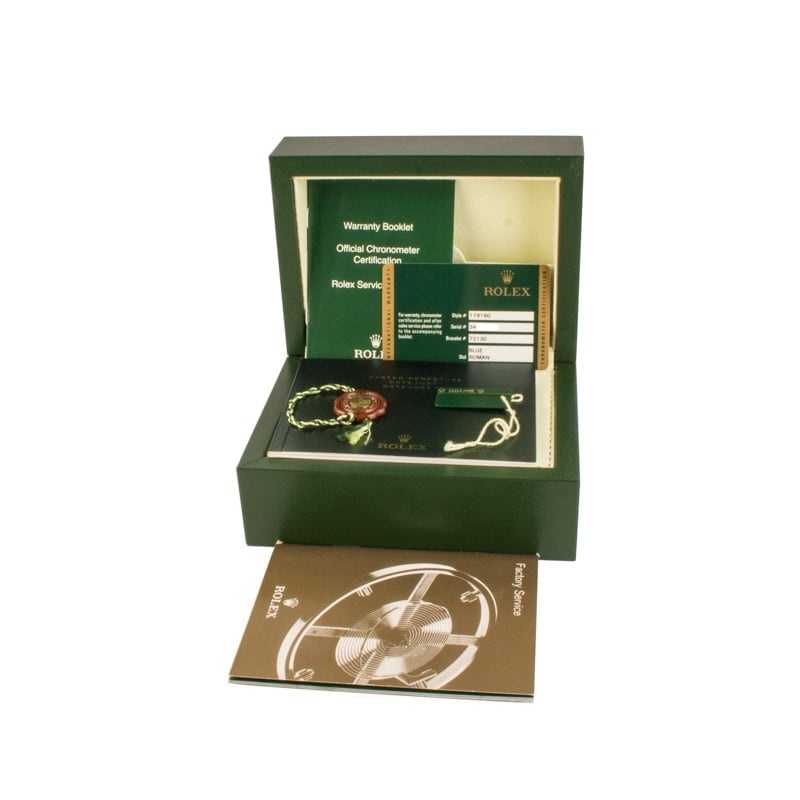 Ladies Rolex Datejust Ref 179160 Blue Dial - 4