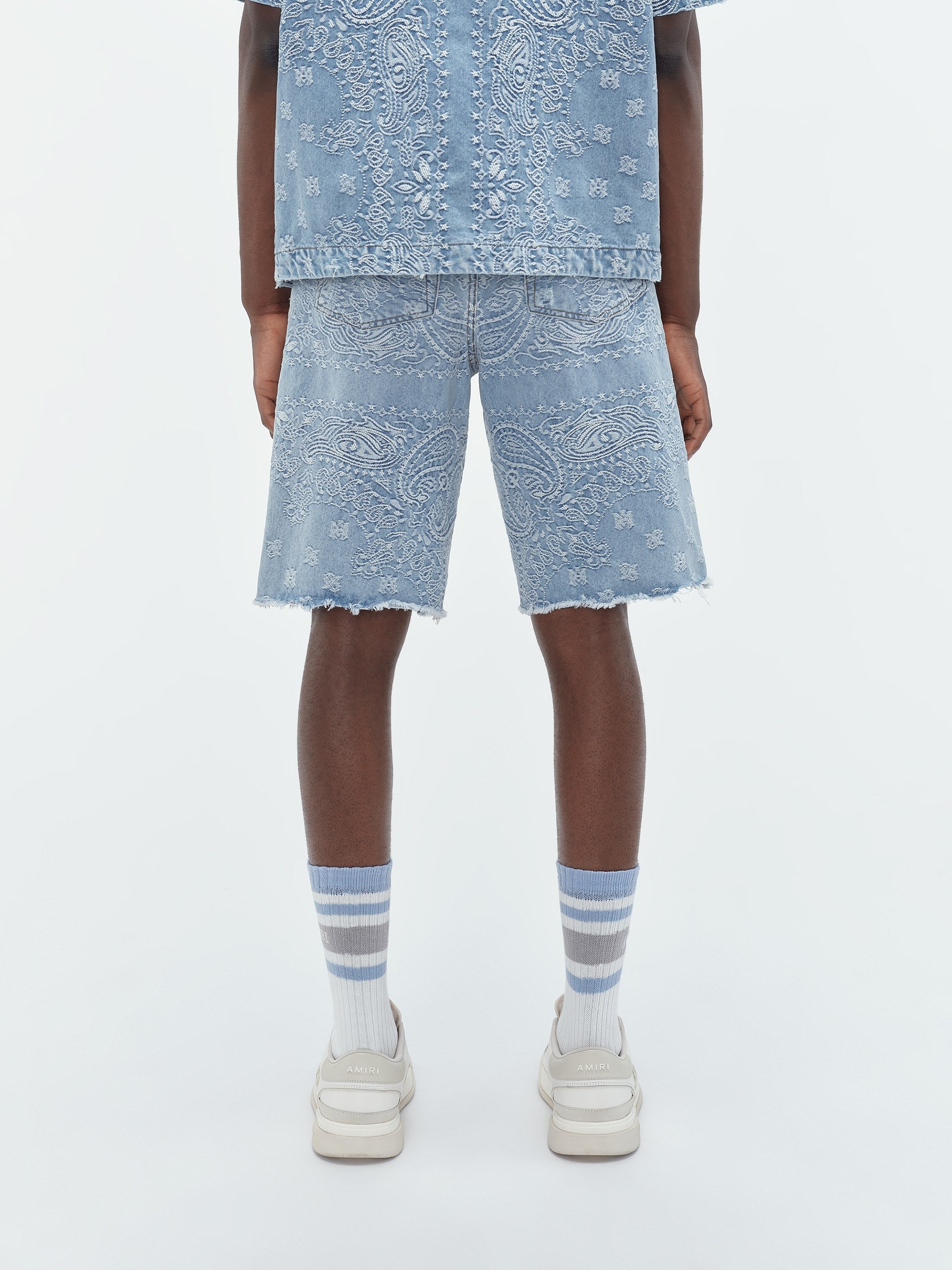 BANDANA JACQUARD SKATER SHORT - 5