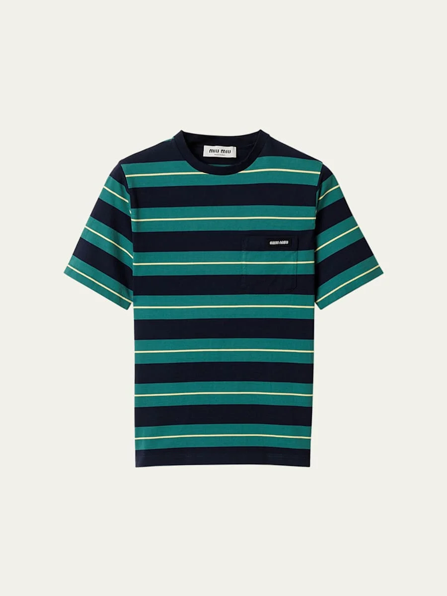 Stripe Jersey Tee - 1