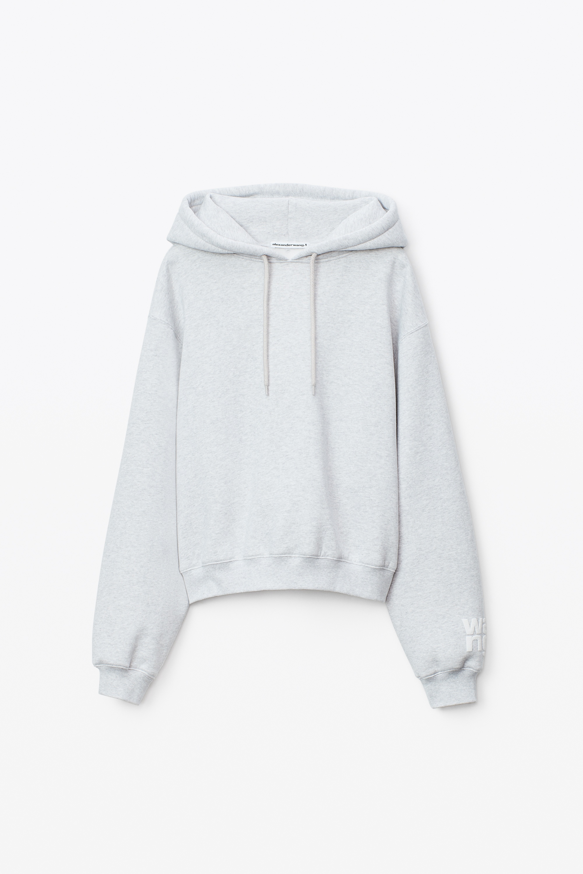 PUFF LOGO HOODIE IN STRUCTURED TERRY - 1