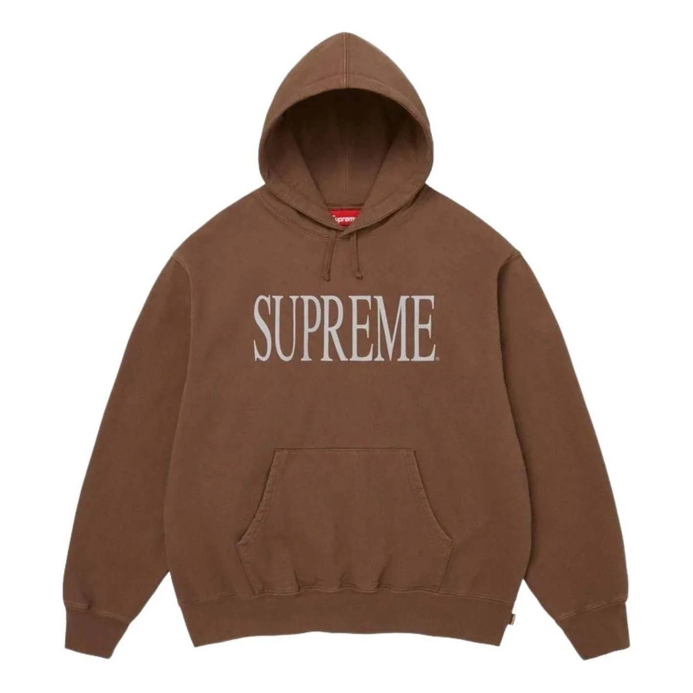 Supreme FW26 Capital Hooded Sweatshirt 'Brown' SUP-FW26-032-BRN - 1
