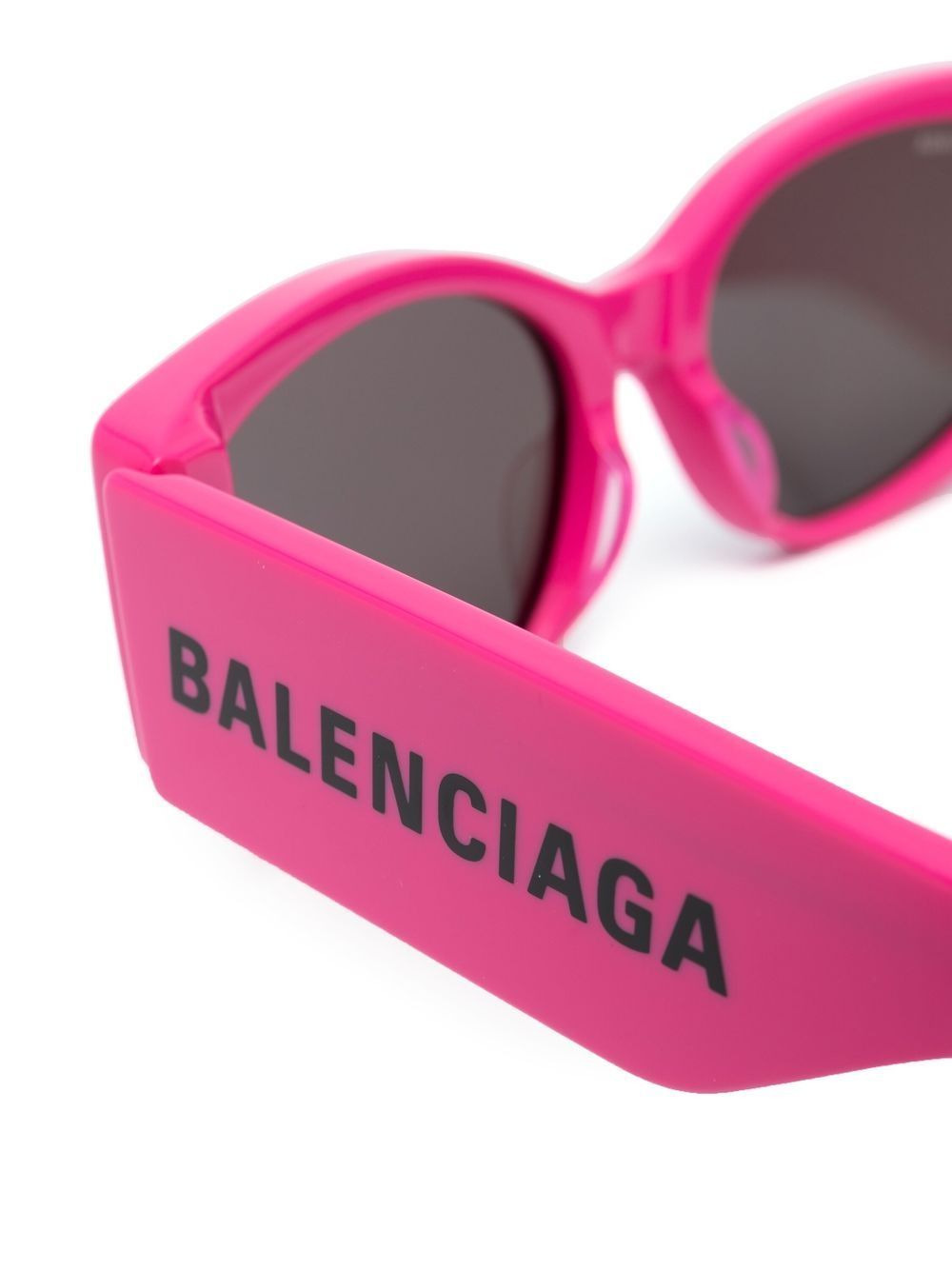 logo-print rectangle-frame sunglasses - 3