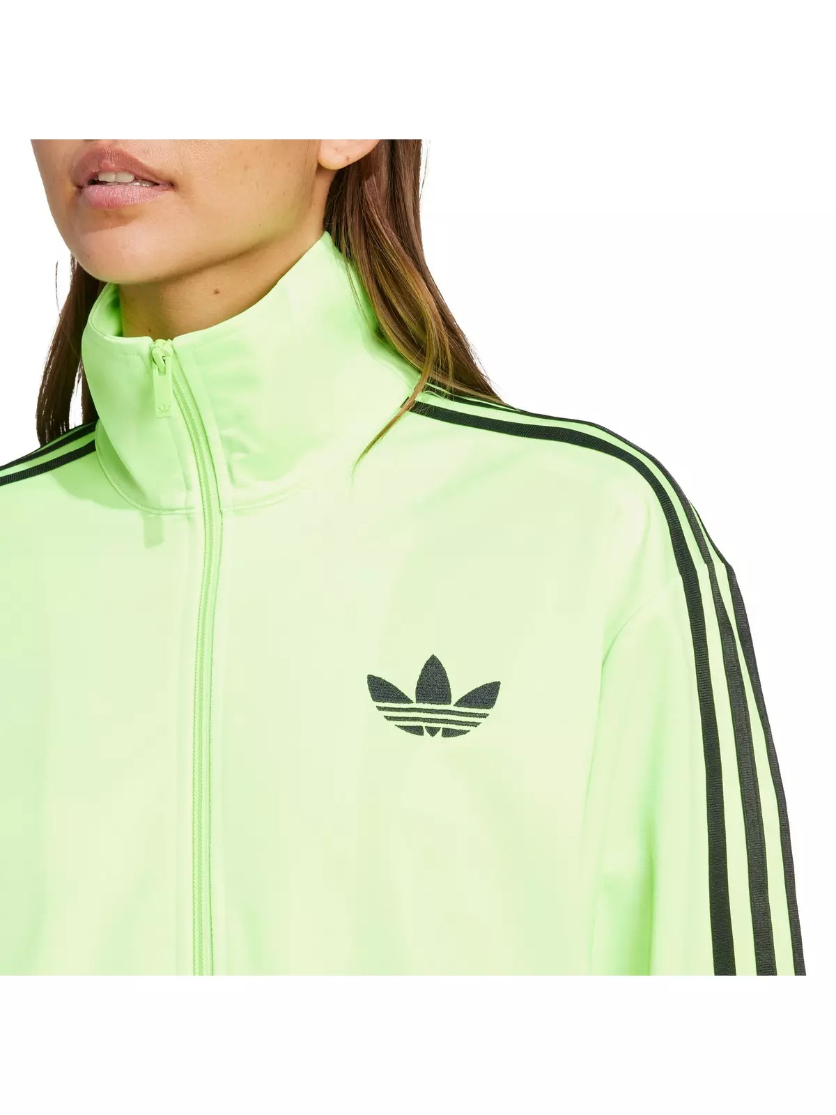 Originals Women's Adicolor Classic Firebird Loose Track Top -Green/Black - 3