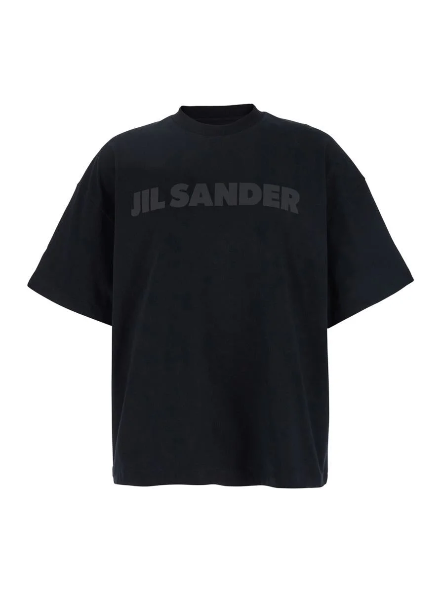 Jil Sander Black Cotton T-Shirt - 1