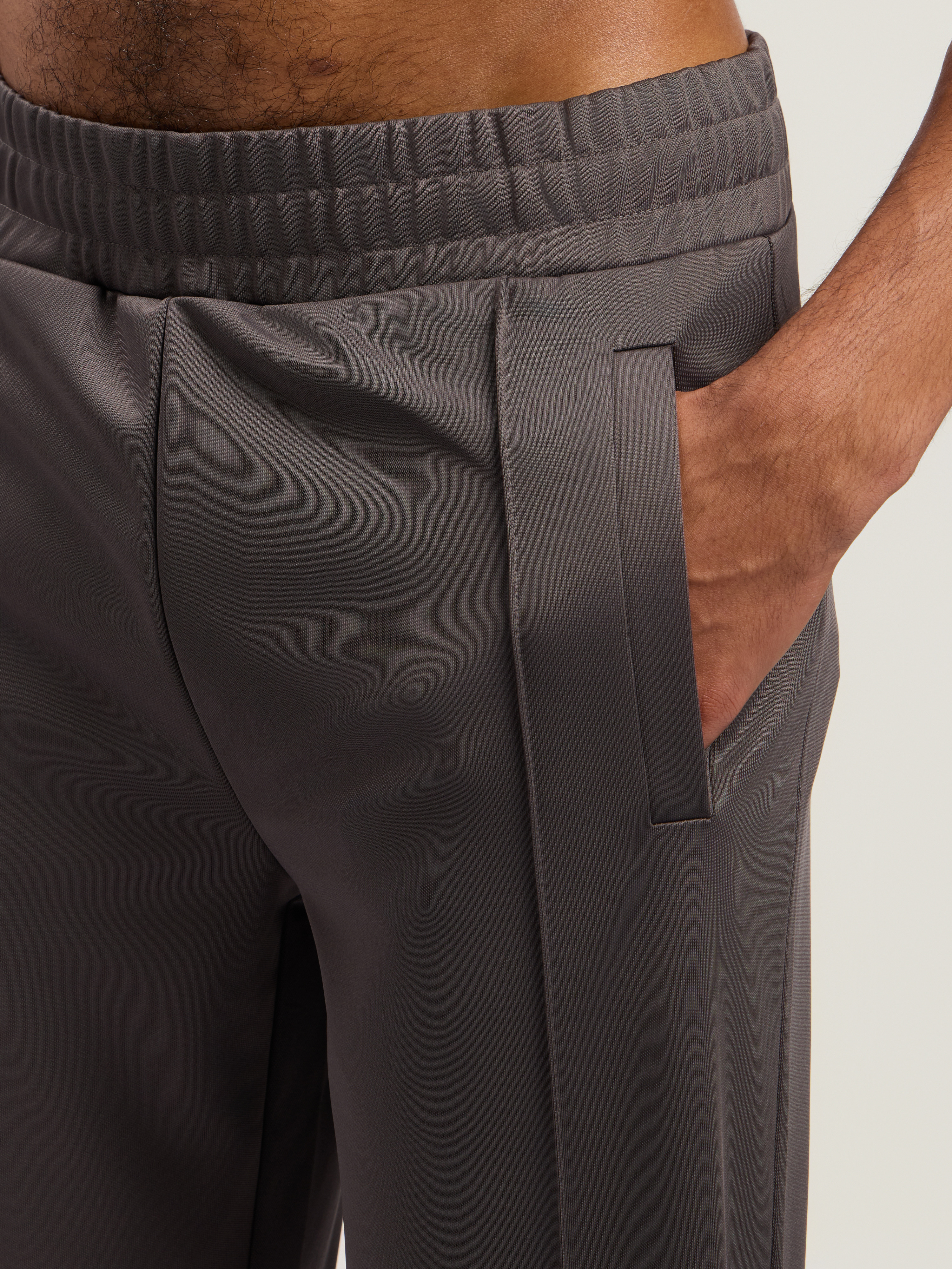 Back Curved Logo Track Pants - 6