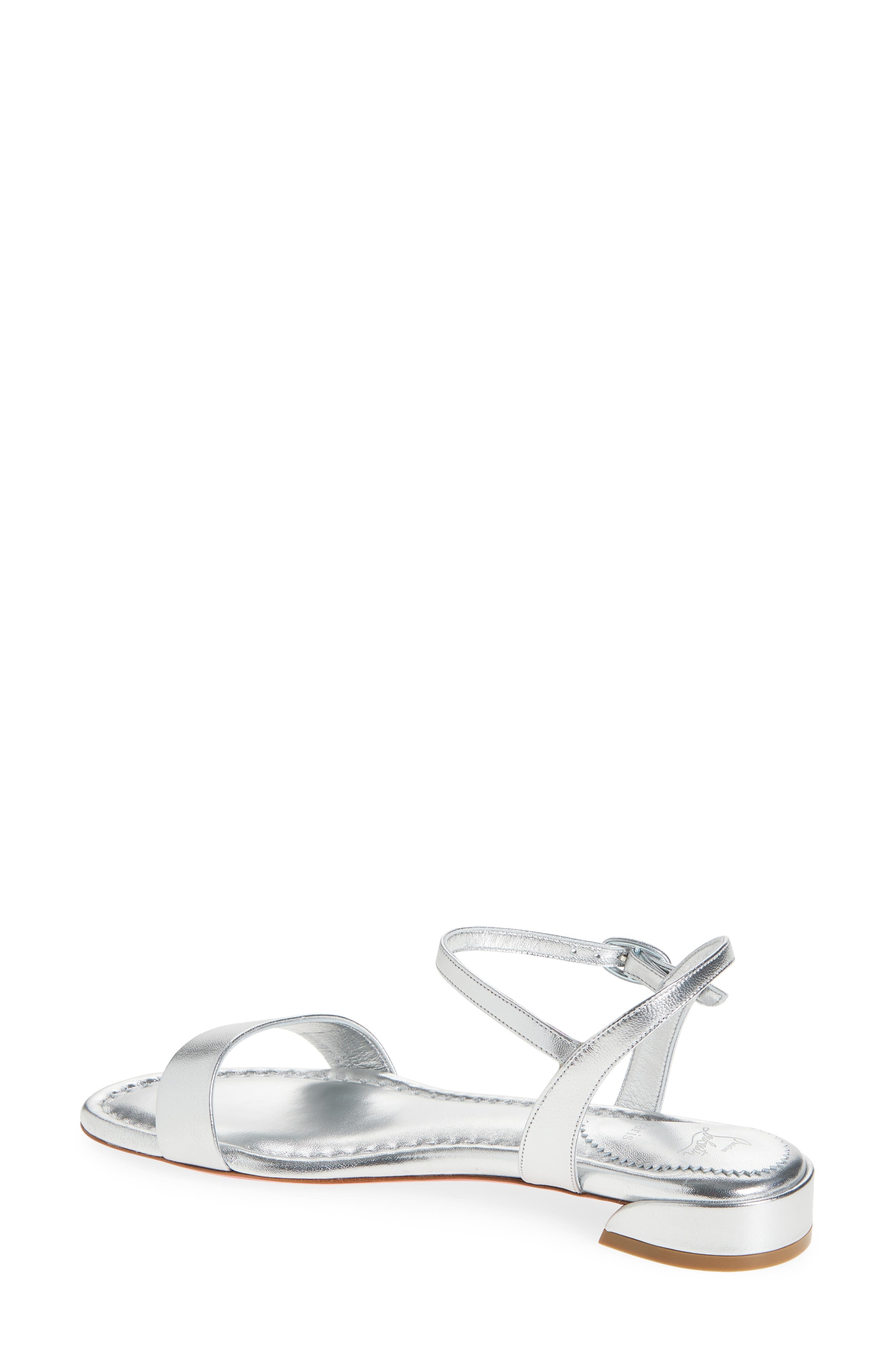 Christian Louboutin Sweet Jane Sandal in Silver/Lin Silver at Nordstrom - 2