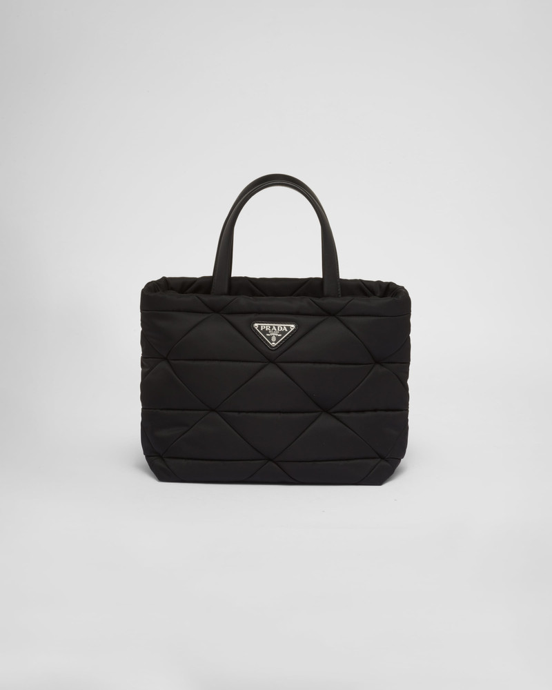 Padded Re-Nylon tote bag 1