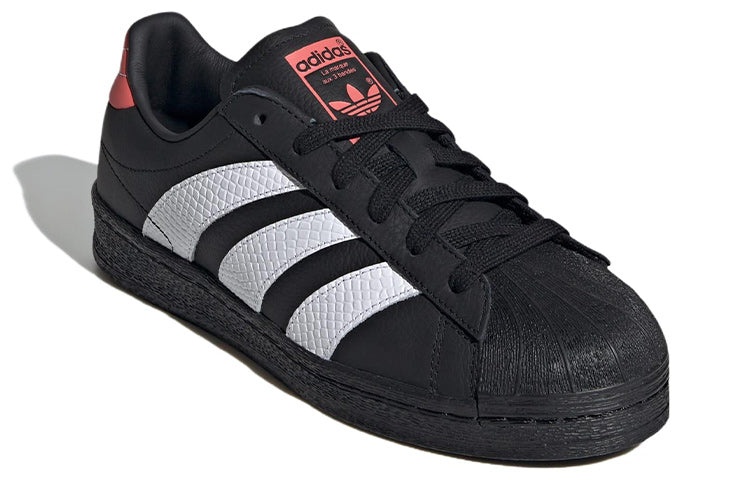 (WMNS) adidas Superstar 82 'Black White Scarlet' IE3056 - 4