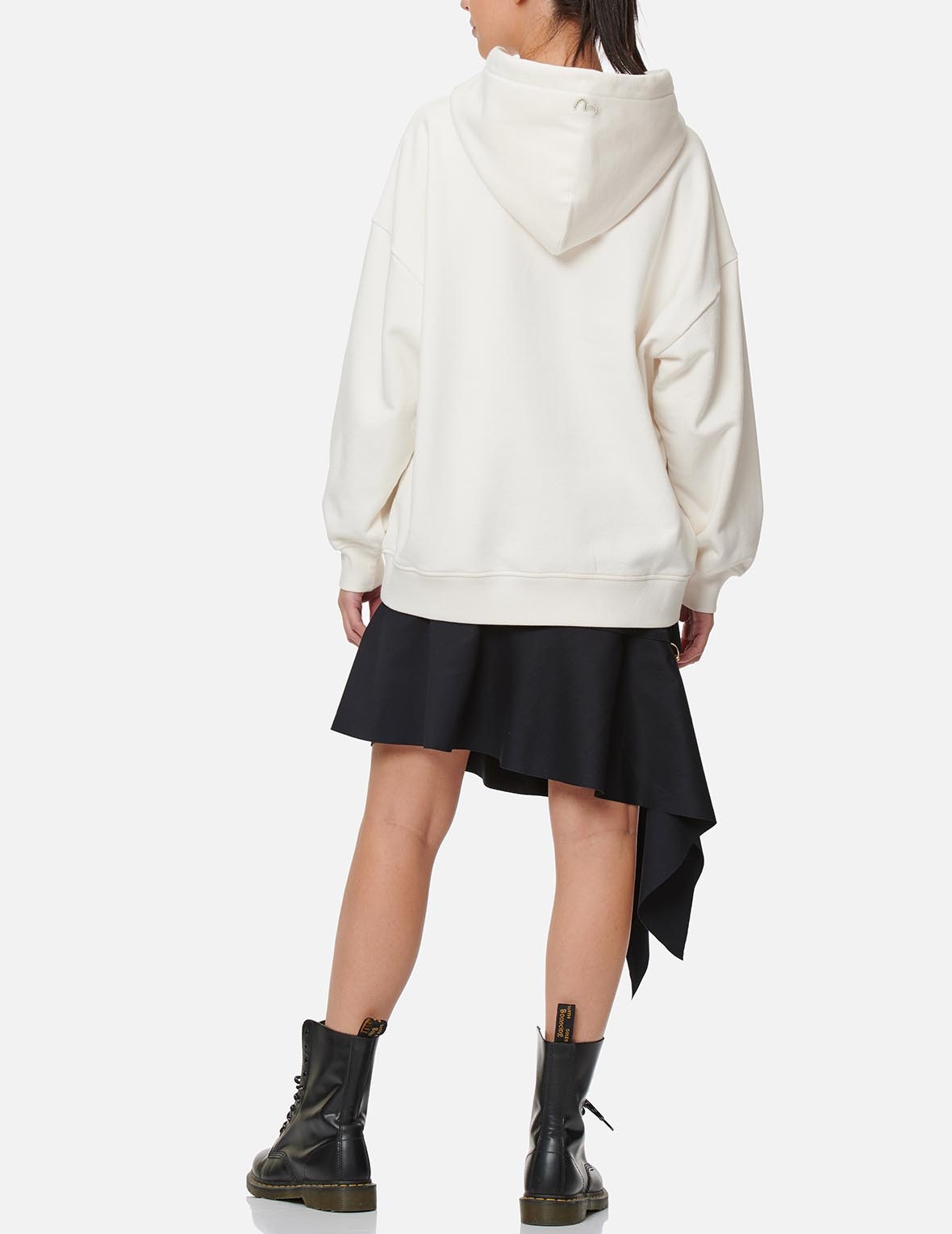 Kamon and Logo Embroidered Hoodie - 6