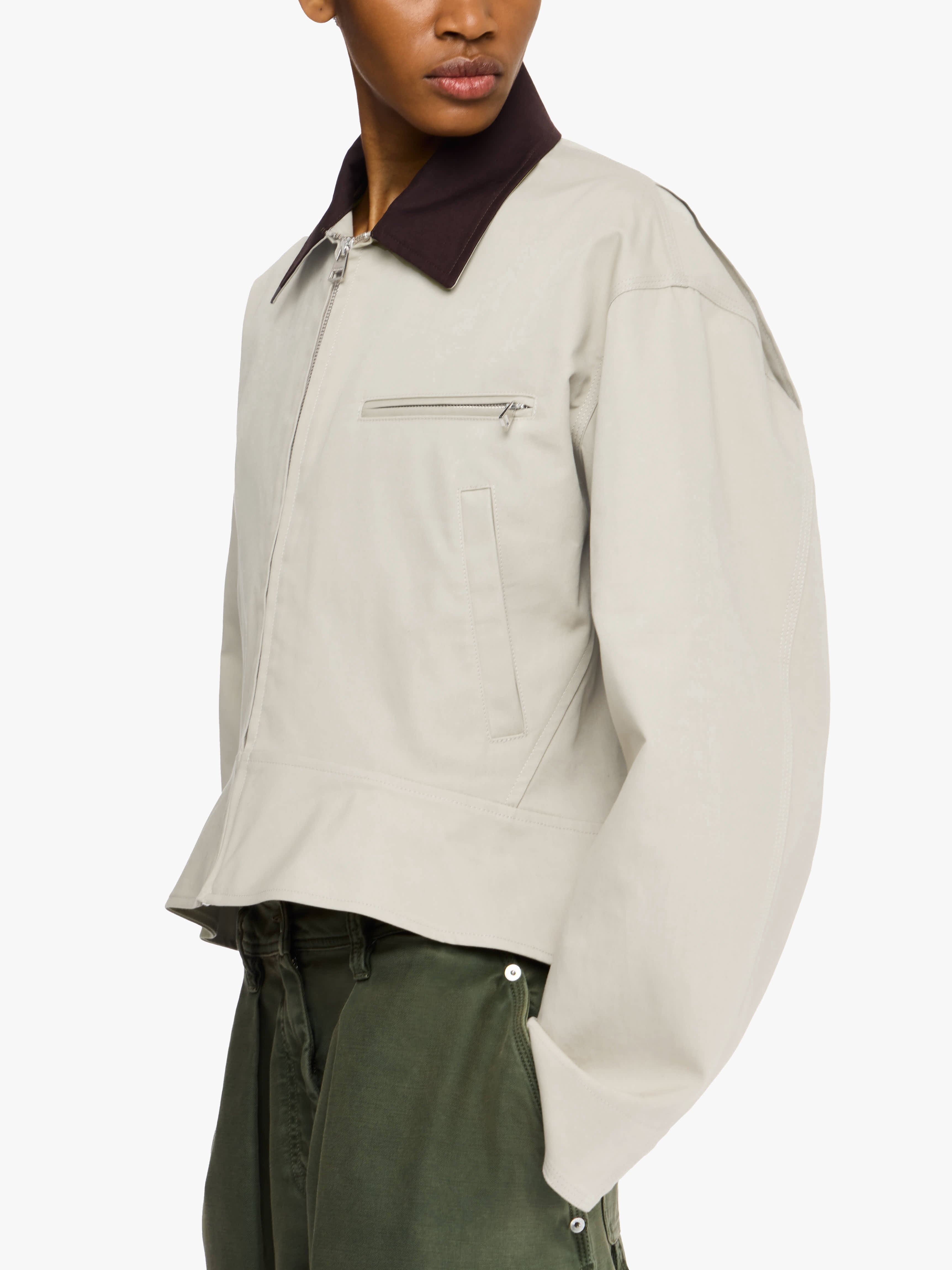 CURVED HEM WORKWEAR JACKET - 5